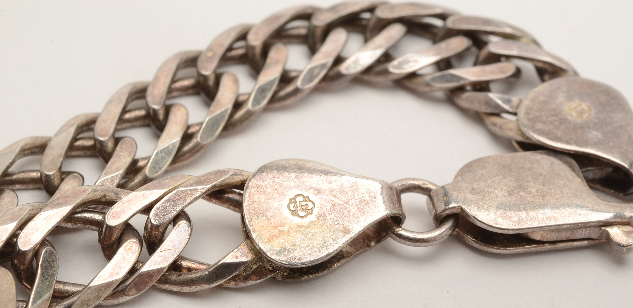 Sterling Silver Curb Chain Necklace, Bracelet and Other Link Bracelets