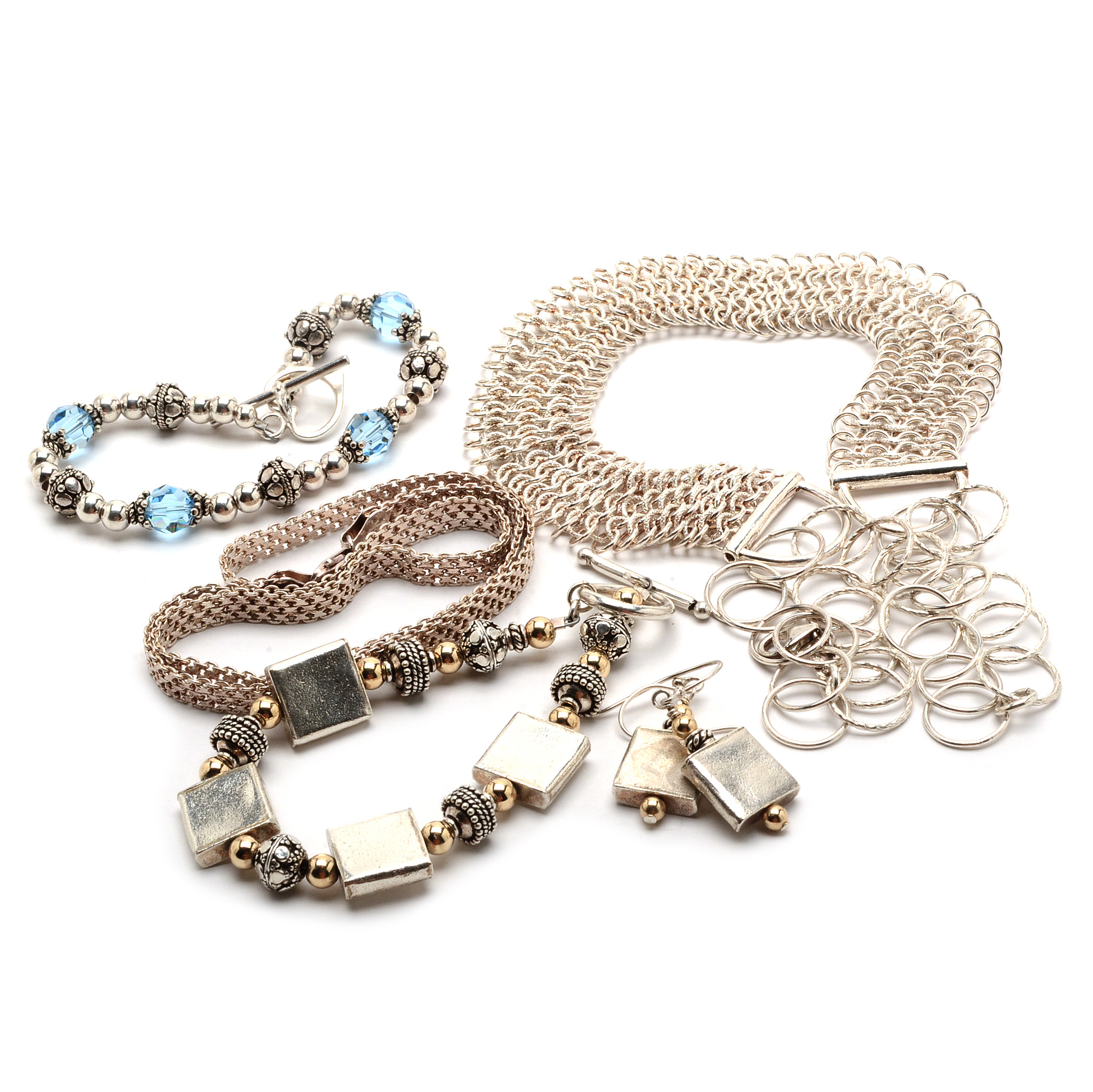 Sterling Silver Fashion Jewelry Including Karizia Spa