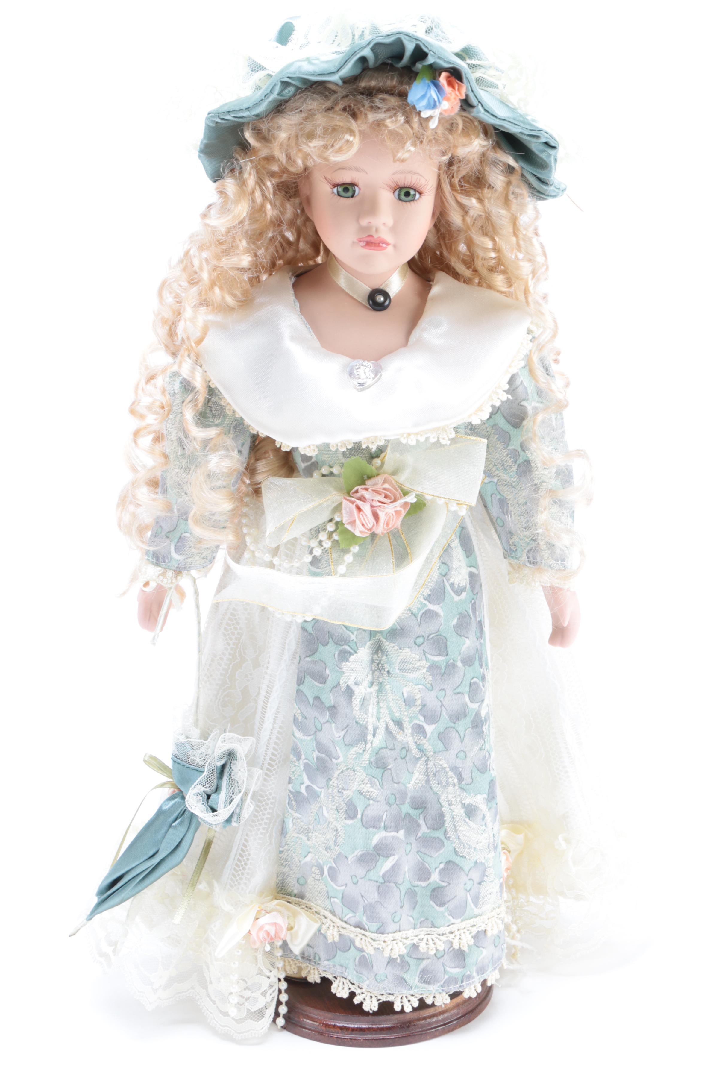 Porcelain Dolls in Victorian Dress