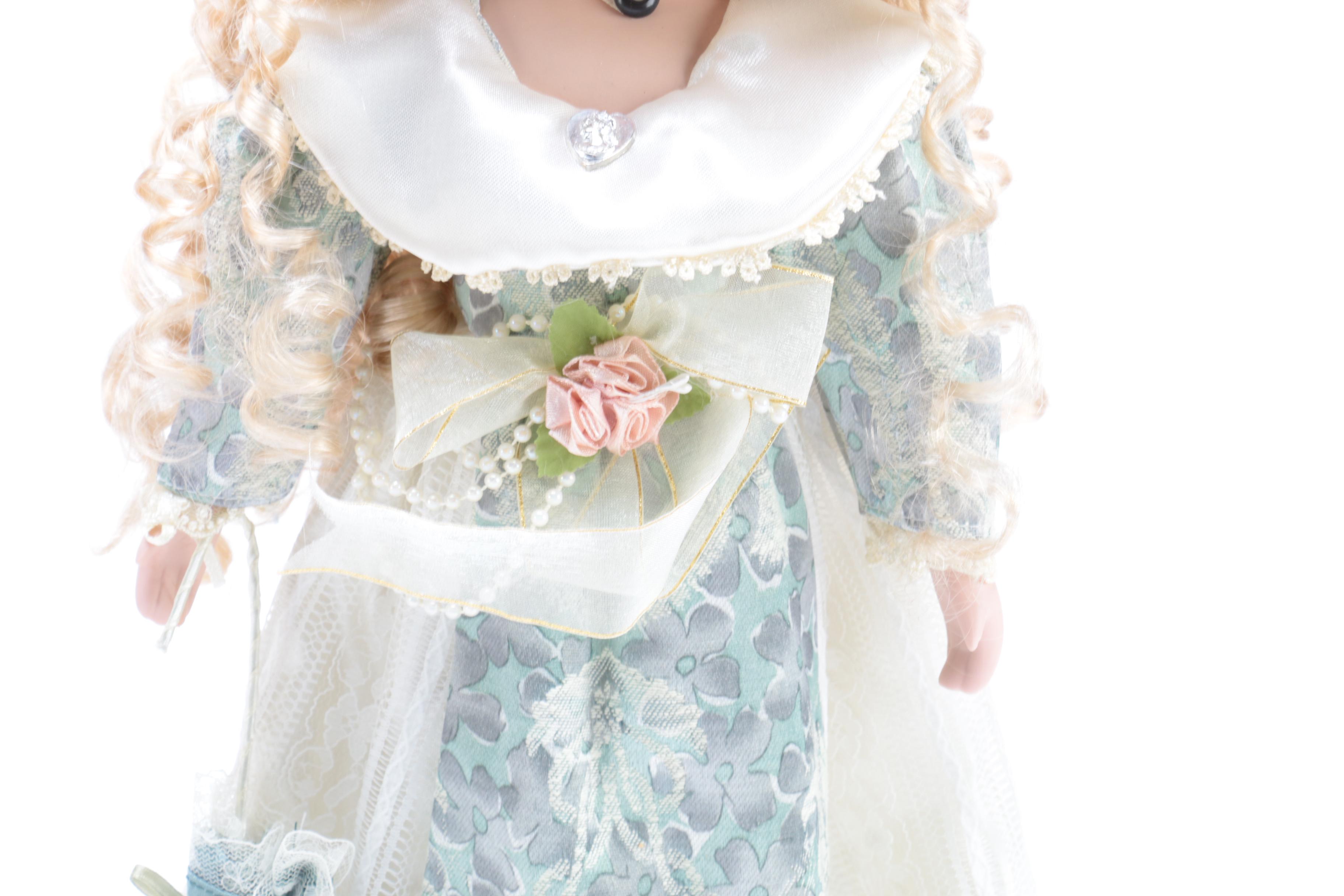 Porcelain Dolls in Victorian Dress