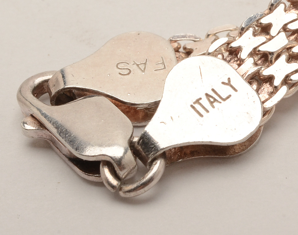 Sterling Silver Fashion Jewelry Including Karizia Spa