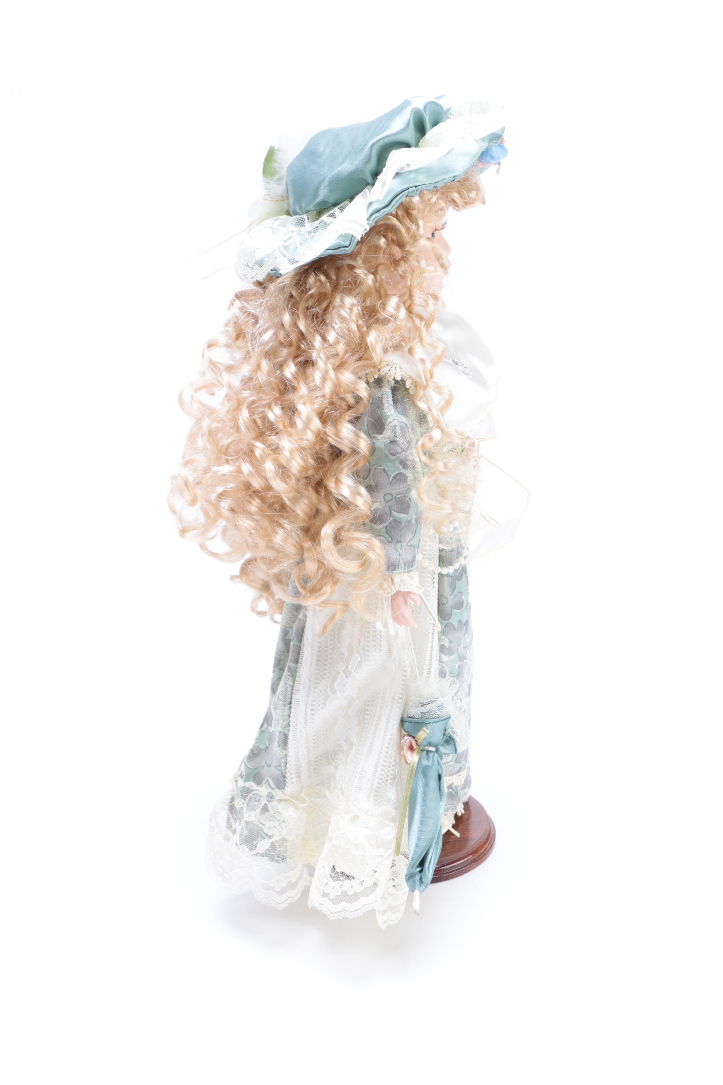 Porcelain Dolls in Victorian Dress