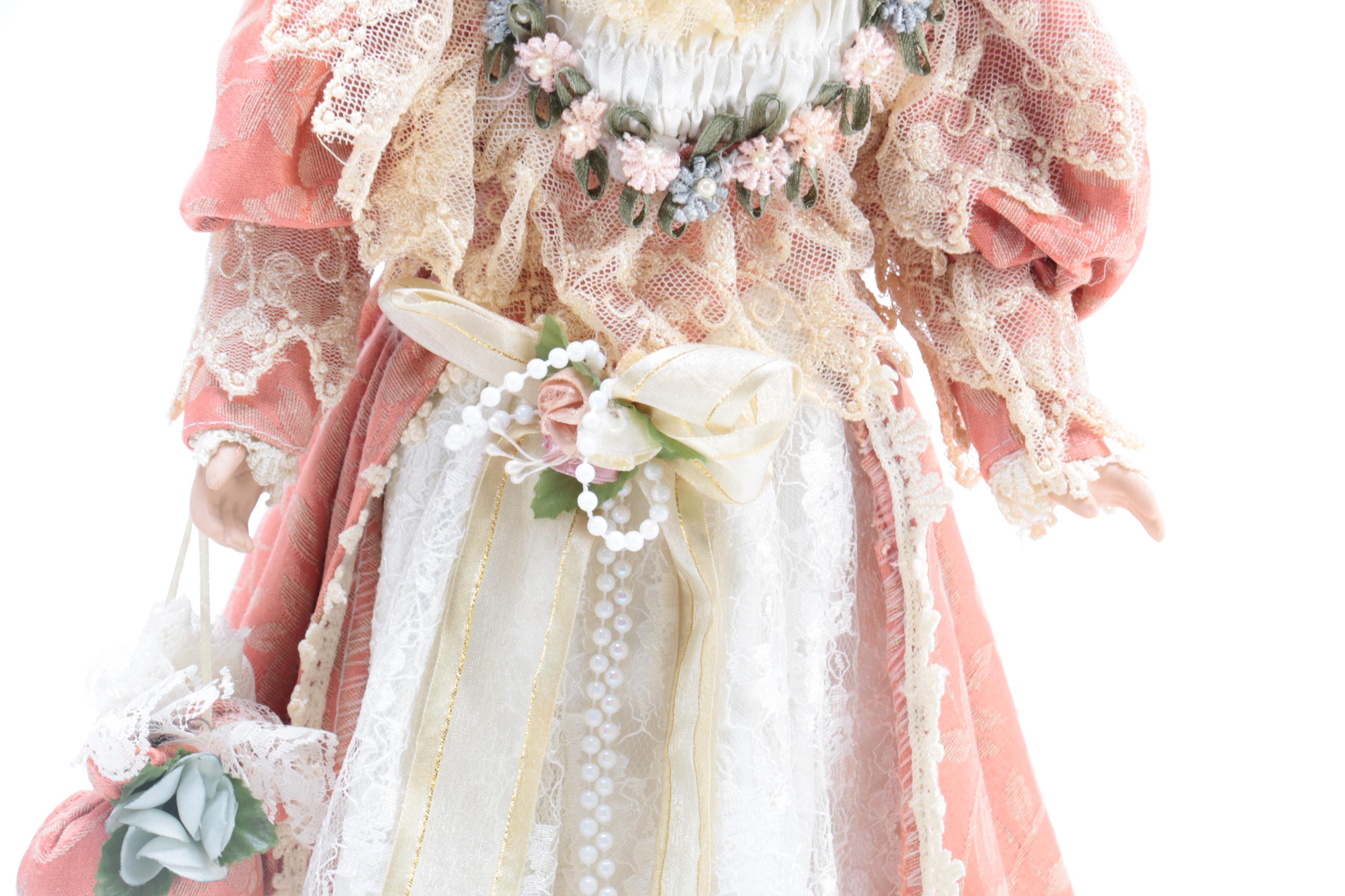 Porcelain Dolls in Victorian Dress