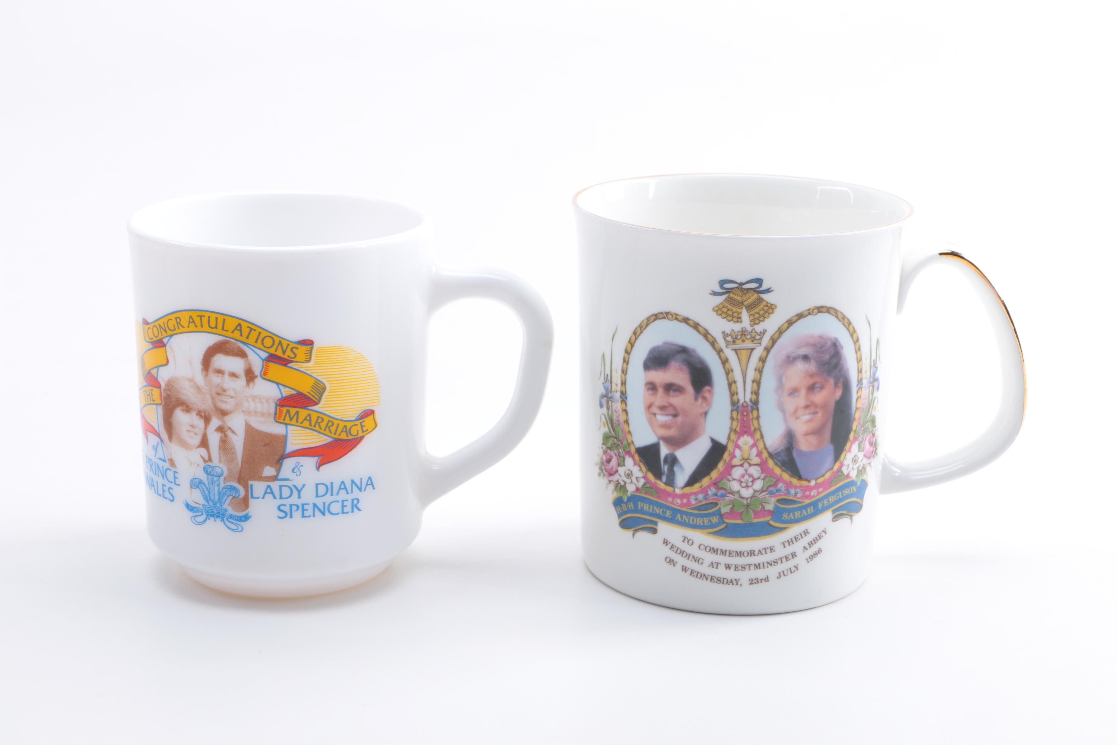 Commemorative Royal Wedding Mugs