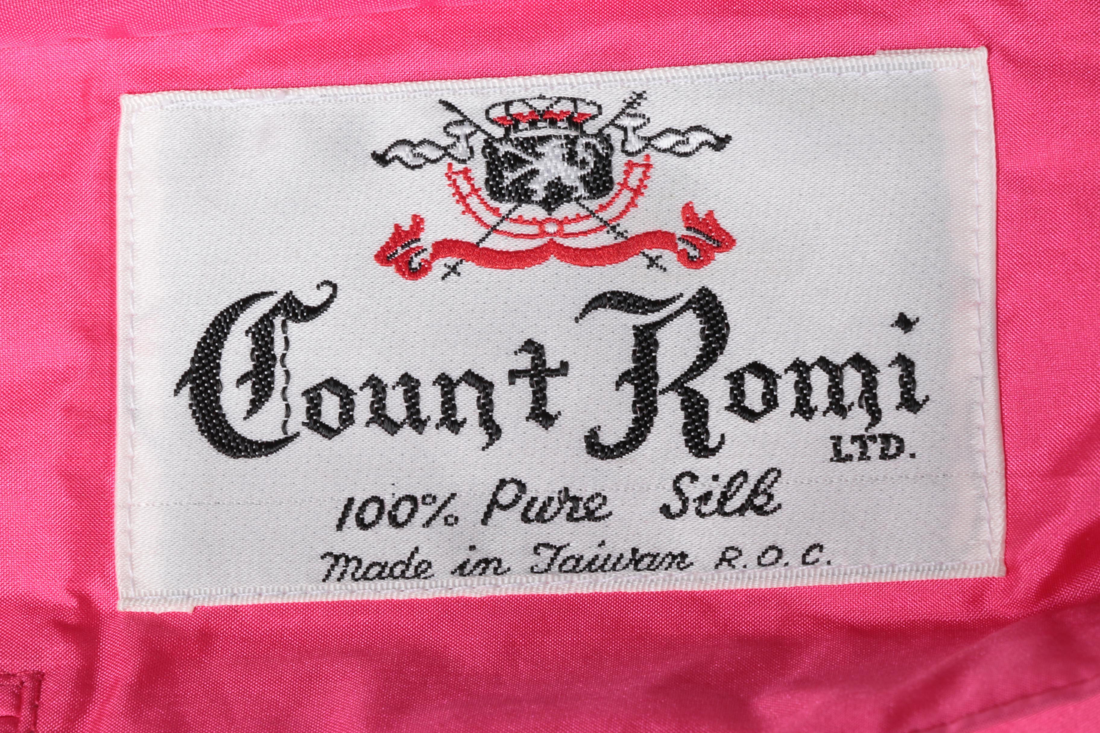 Women's Pink Silk Trench Rain Jacket