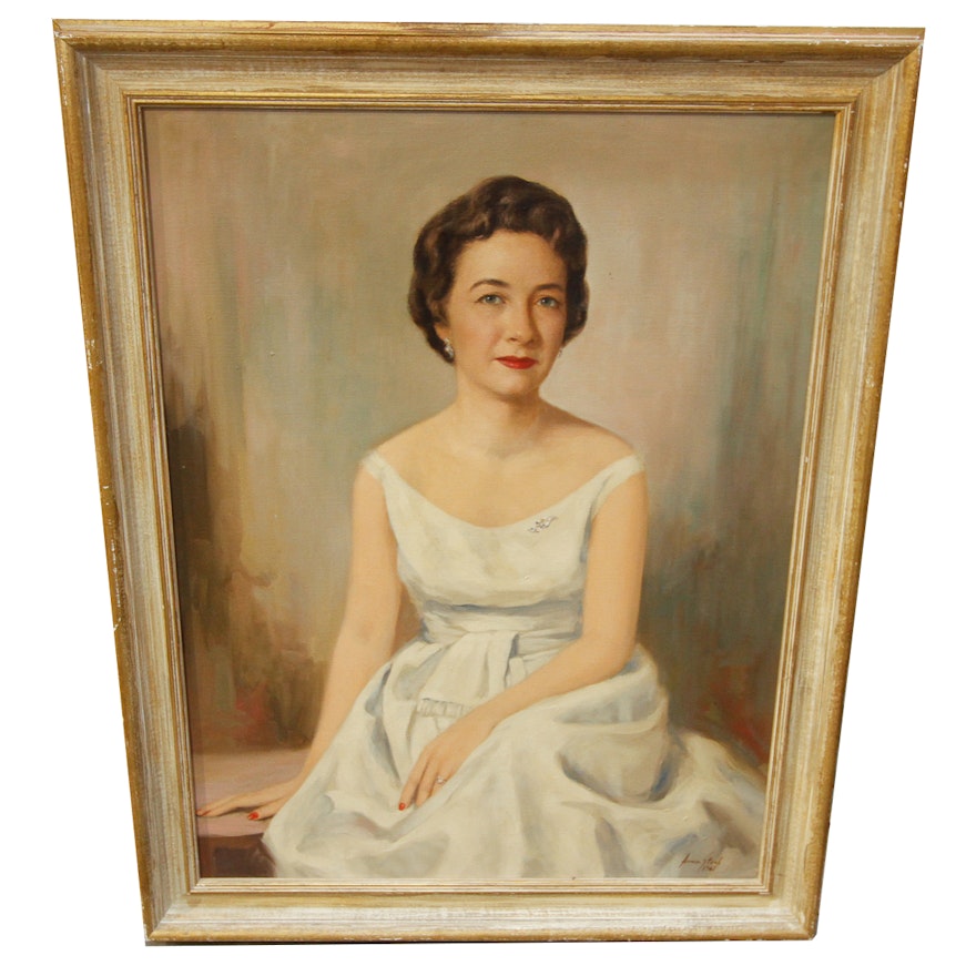 Armin Stock Oil Painting on Canvas of Woman's Portrait