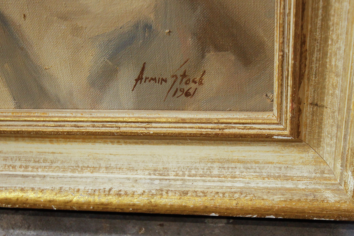 Armin Stock Oil Painting on Canvas of Woman's Portrait