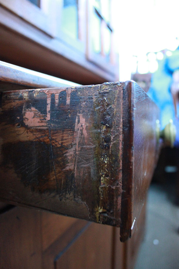 Antique Pine Dutch Cupboard, Circa 1820-1860