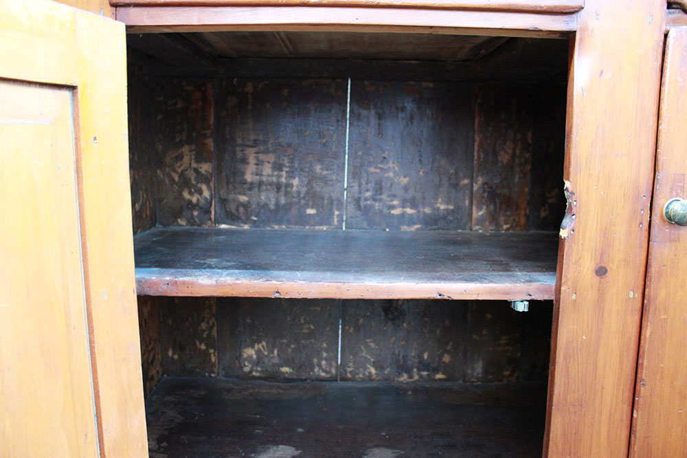 Antique Pine Dutch Cupboard, Circa 1820-1860
