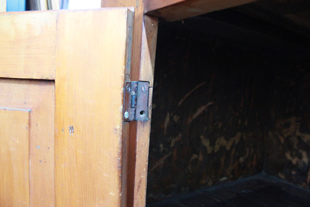 Antique Pine Dutch Cupboard, Circa 1820-1860