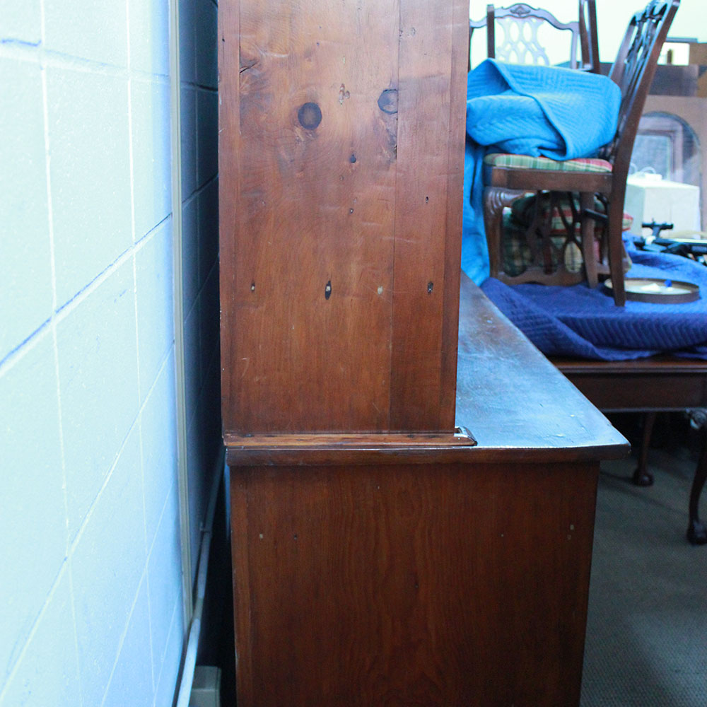 Antique Pine Dutch Cupboard, Circa 1820-1860