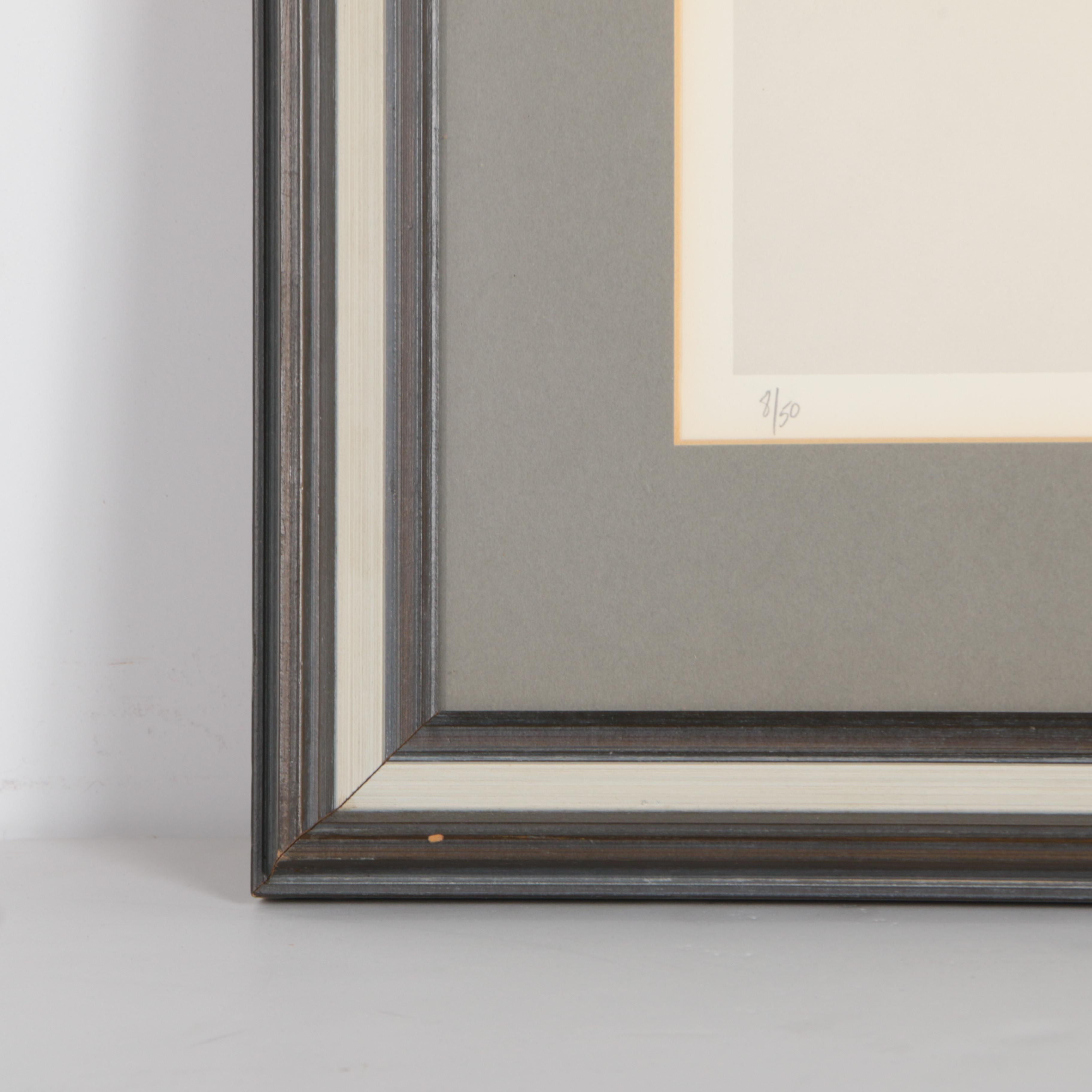 Andrew Peters Limited Edition Offset Lithograph "Spring Pair- Mallards"