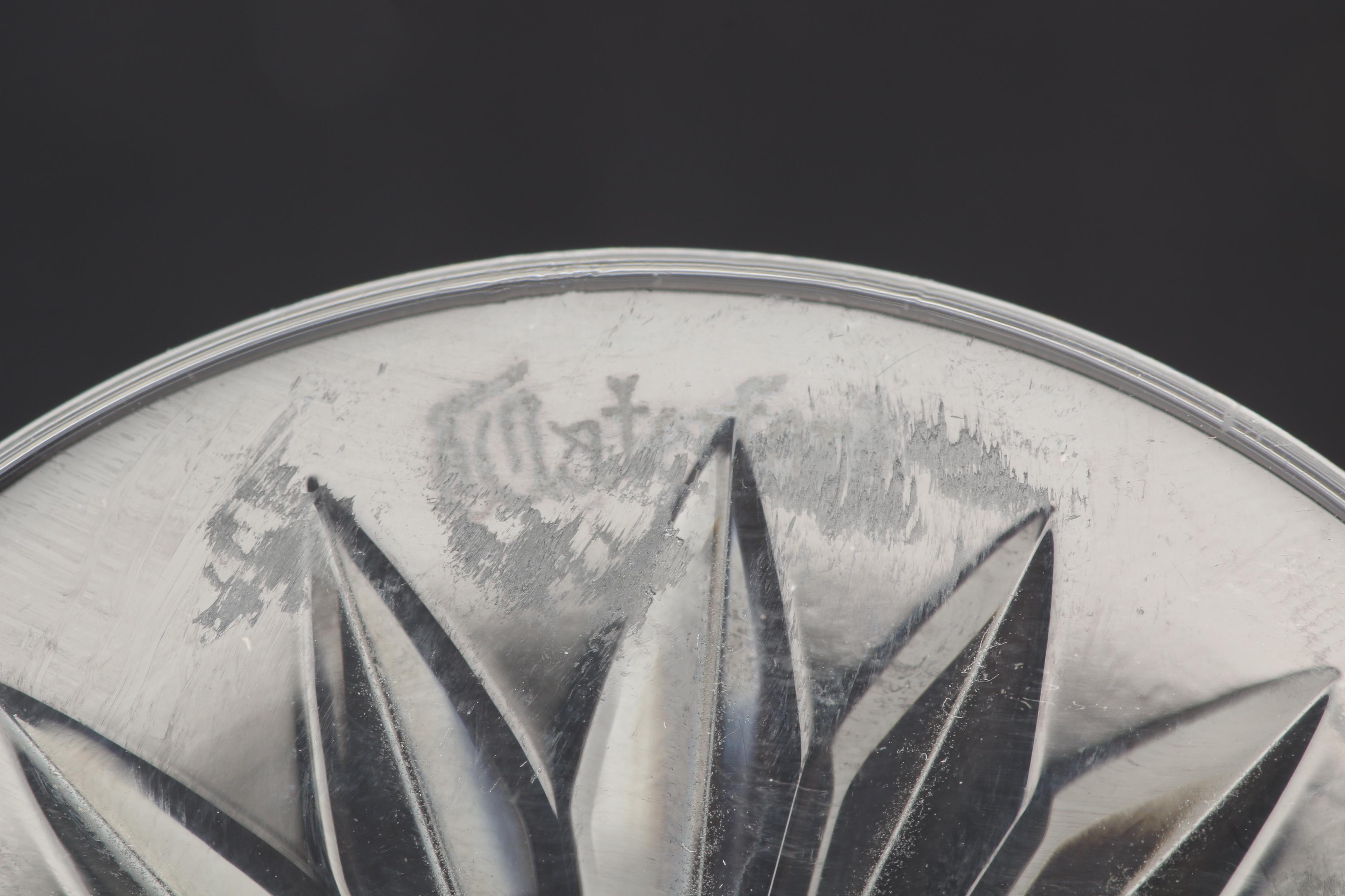 Waterford "Lismore" Crystal Goblets