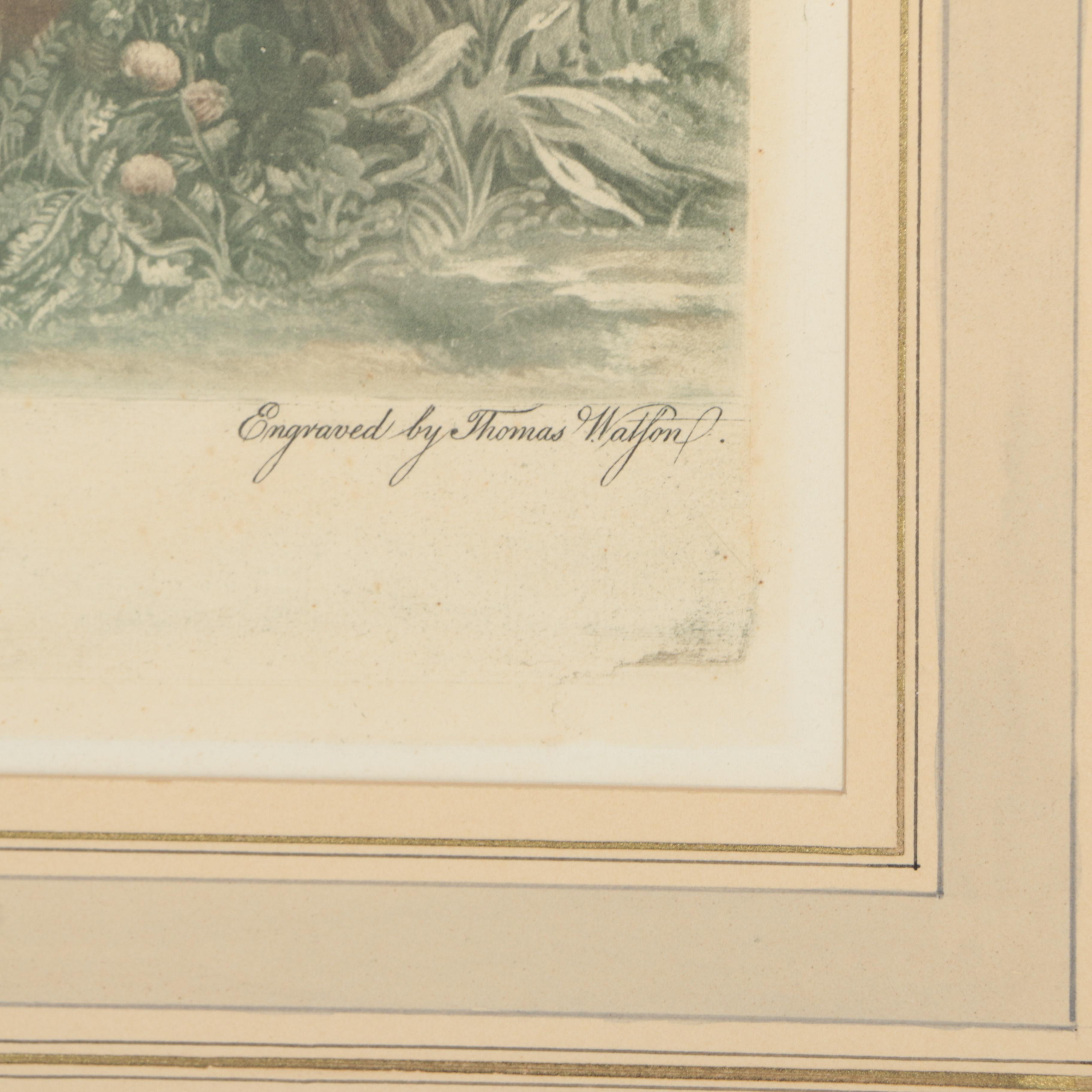 Restrike Mezzotint After Sir Joshua Reynolds' "Lady Bampfylde"