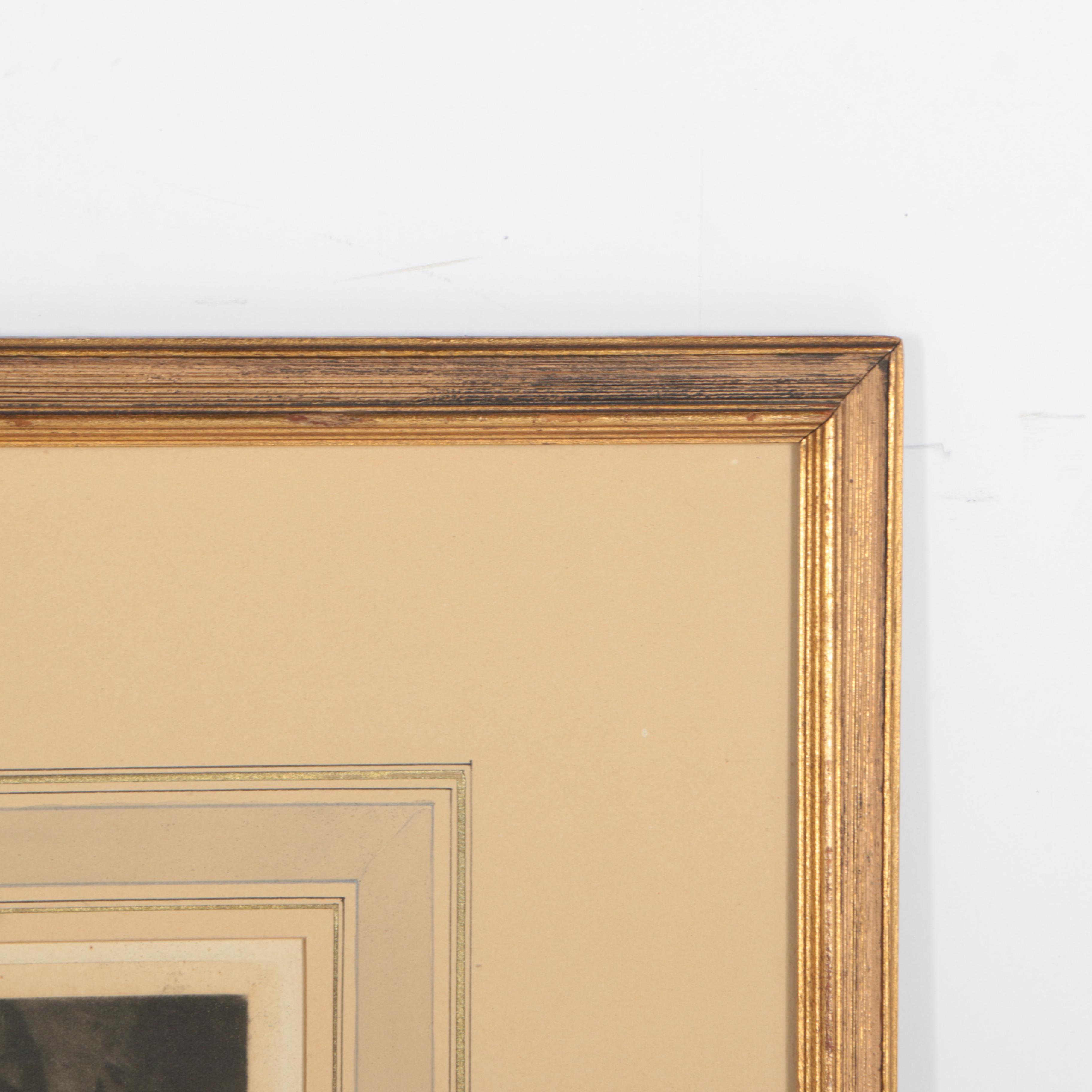 Restrike Mezzotint After Sir Joshua Reynolds' "Lady Bampfylde"