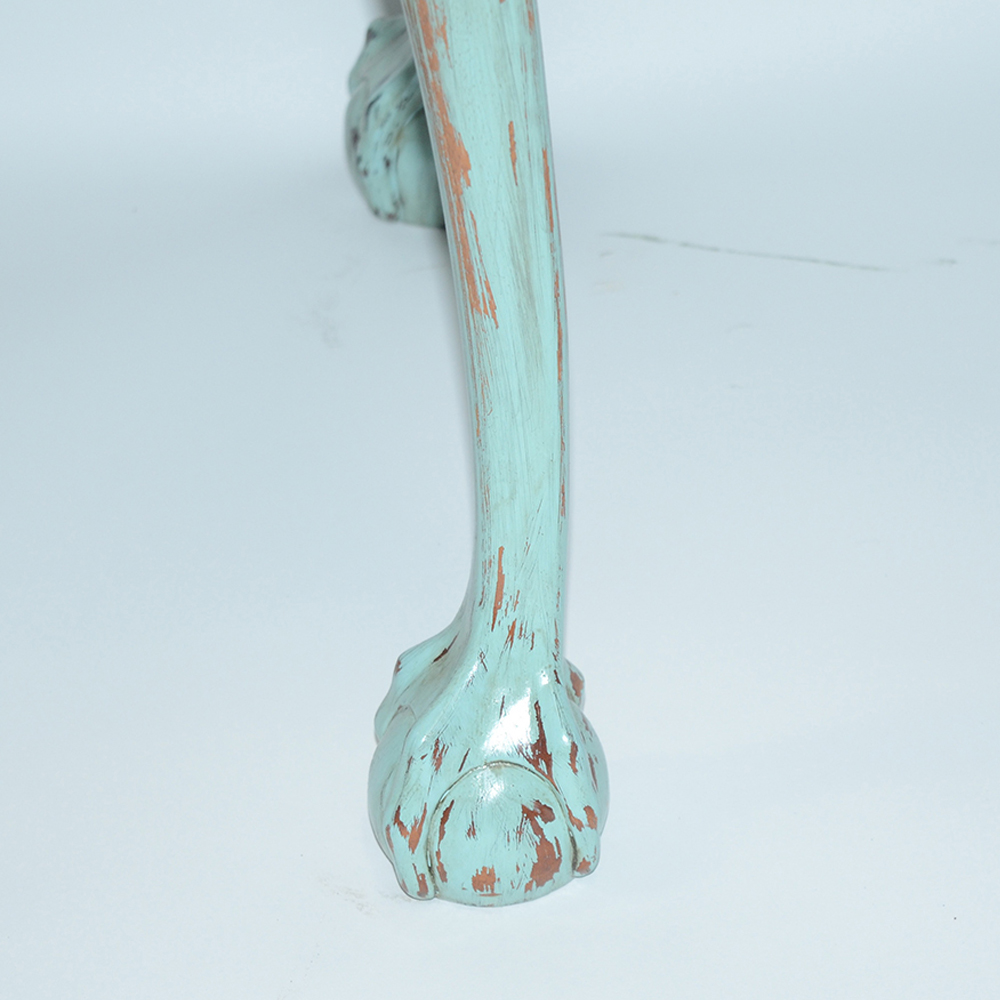 Teal-Painted Chippendale Style Sofa Table