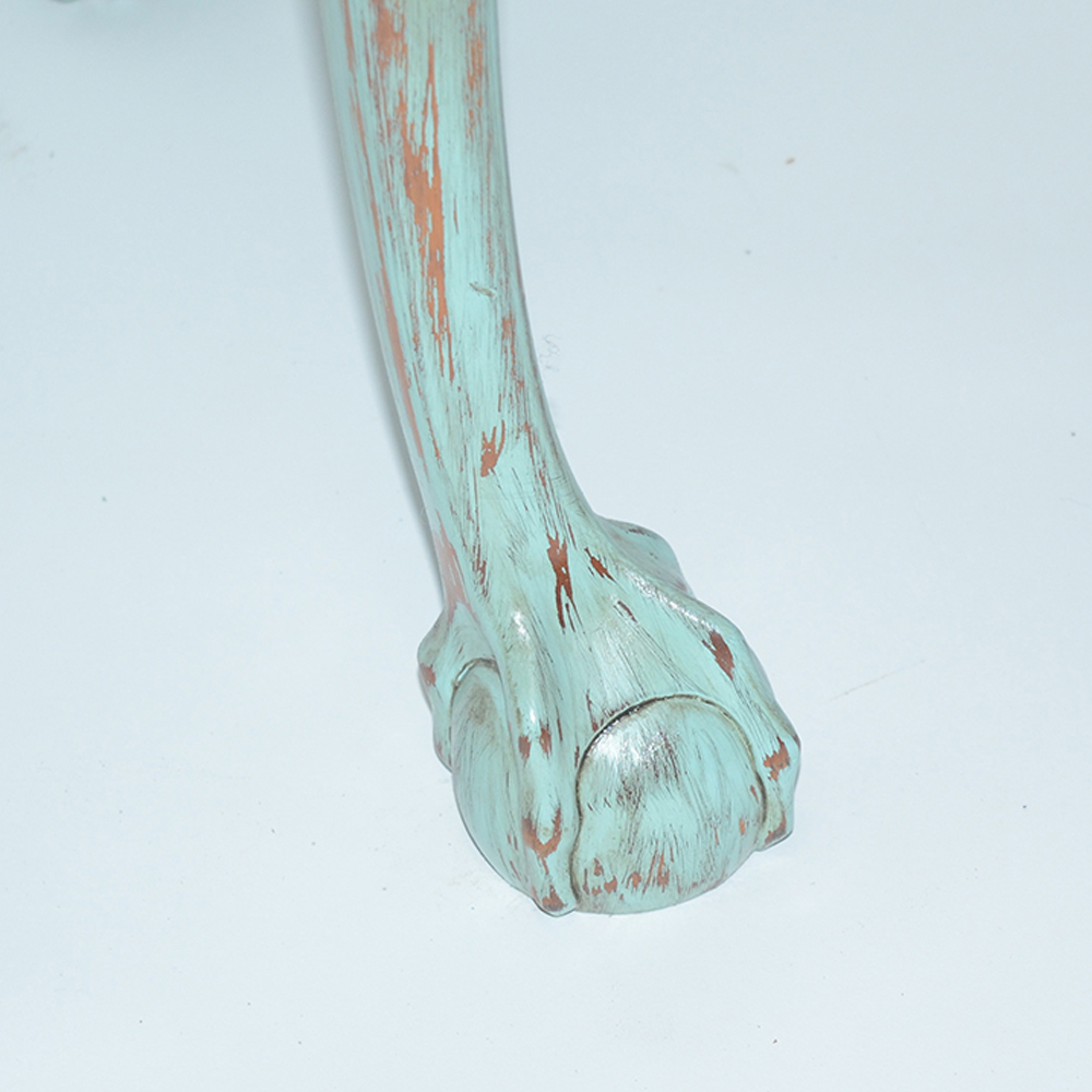 Teal-Painted Chippendale Style Sofa Table