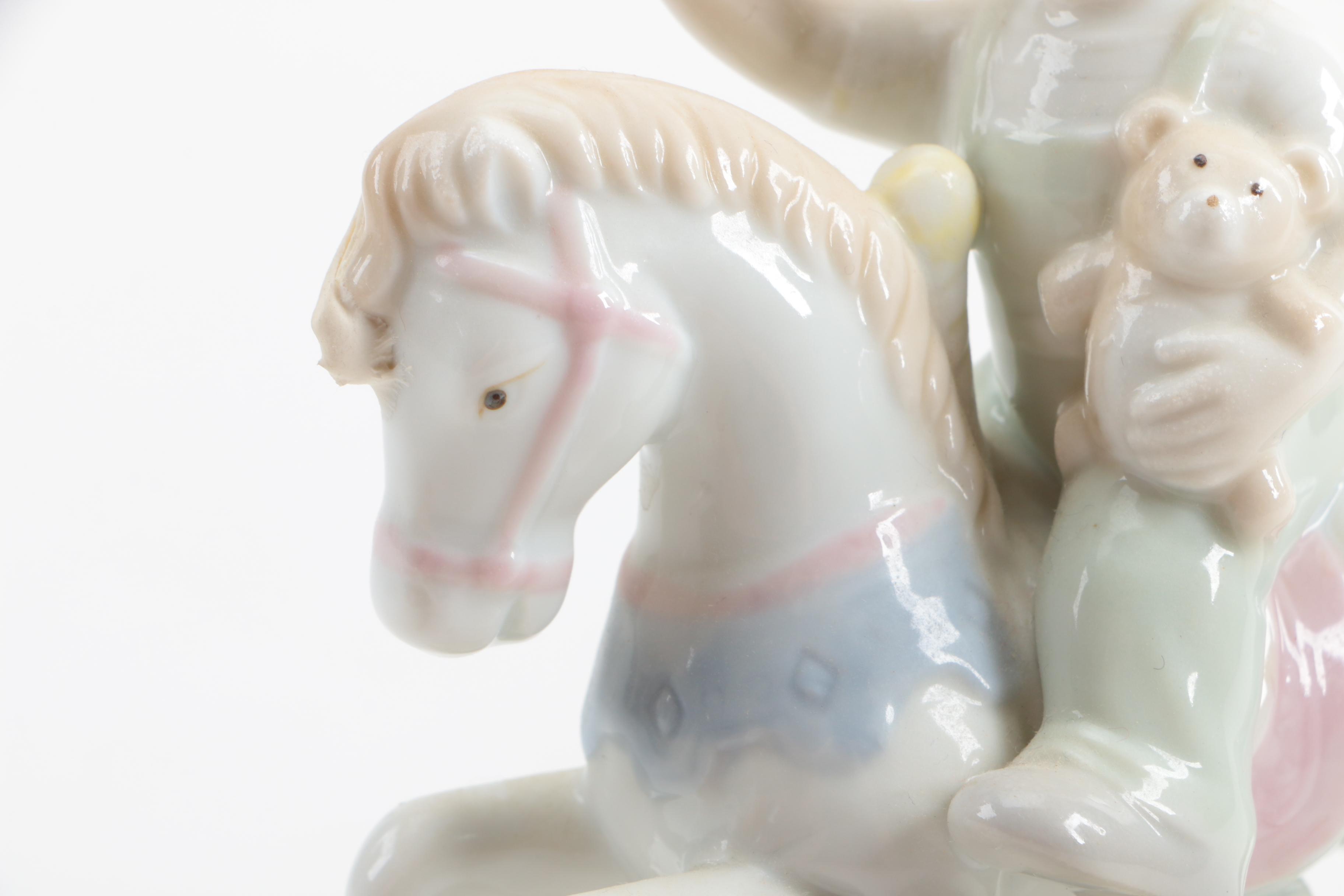 Set of Arnart Figurine Music Boxes