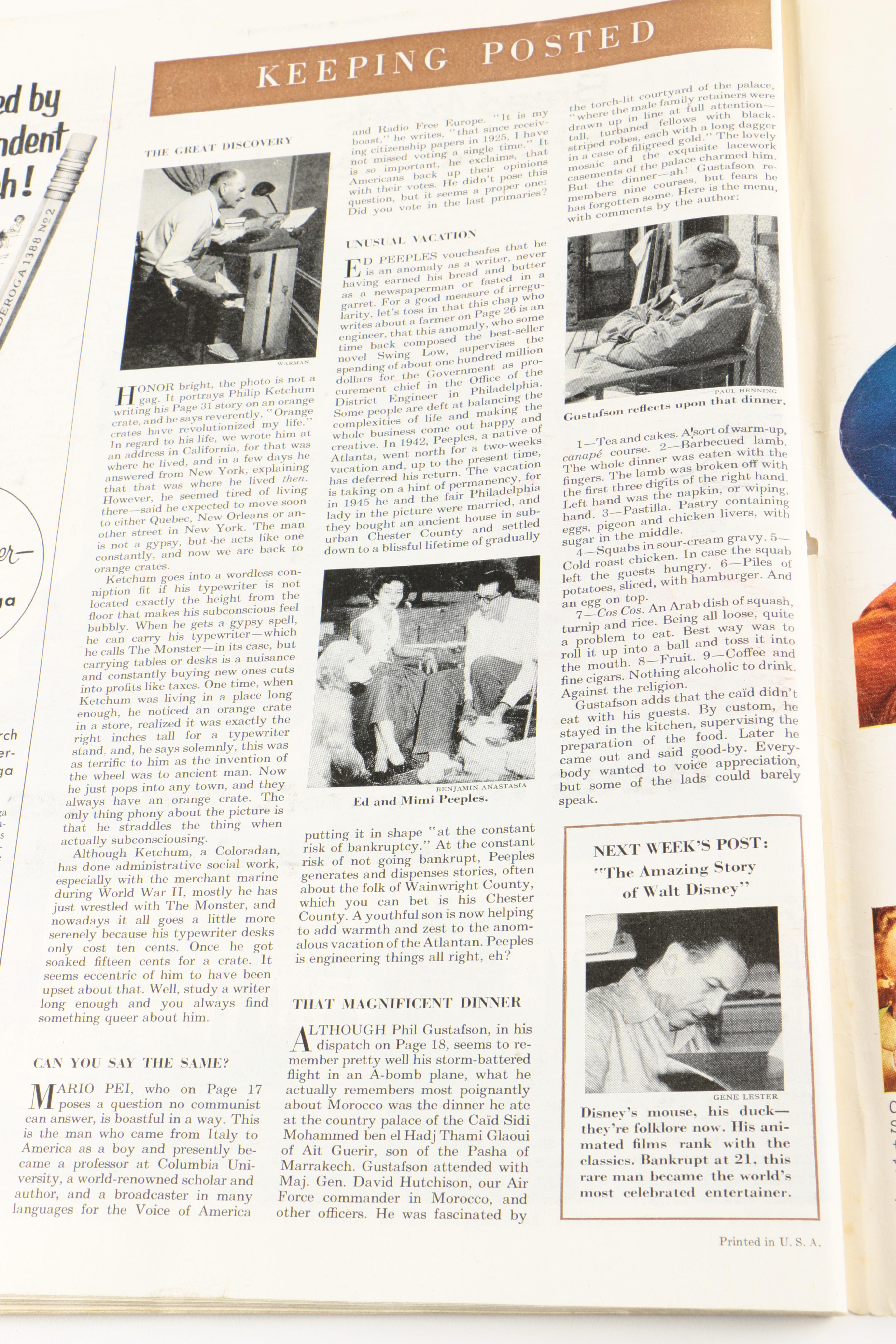 October 24, 1953 Vol. 226, No. 17 "The Saturday Evening Post"