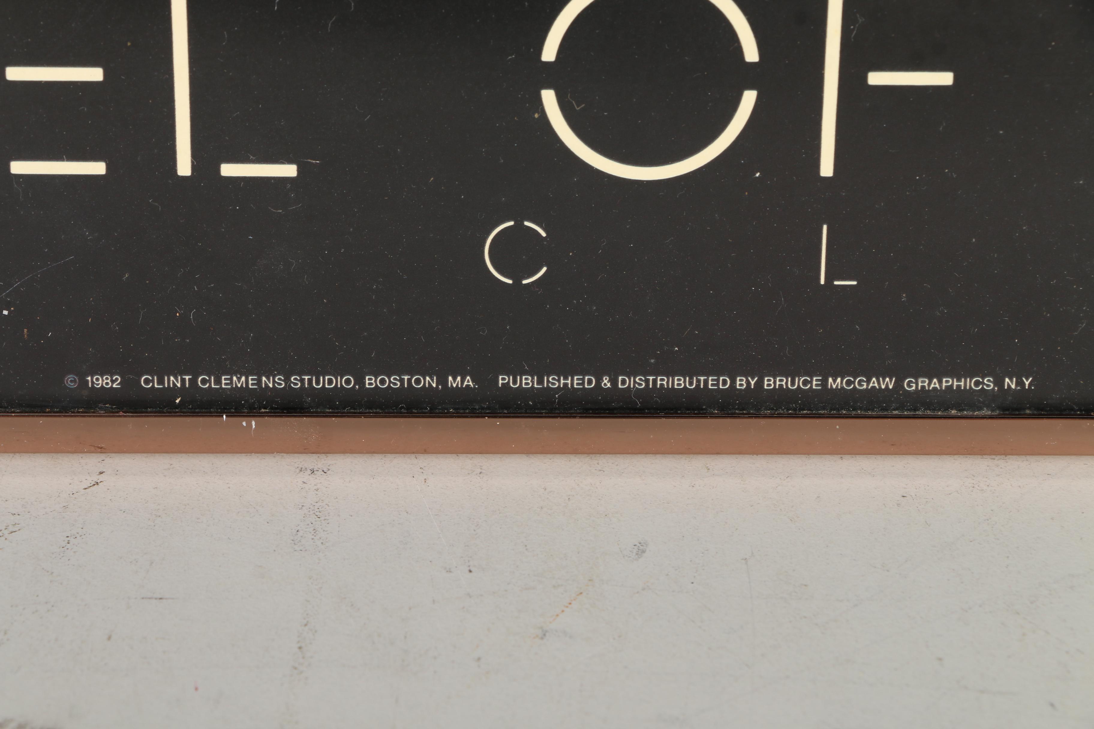 Offset Lithograph Poster for Clint Clemens "A Barrel of Laughs"