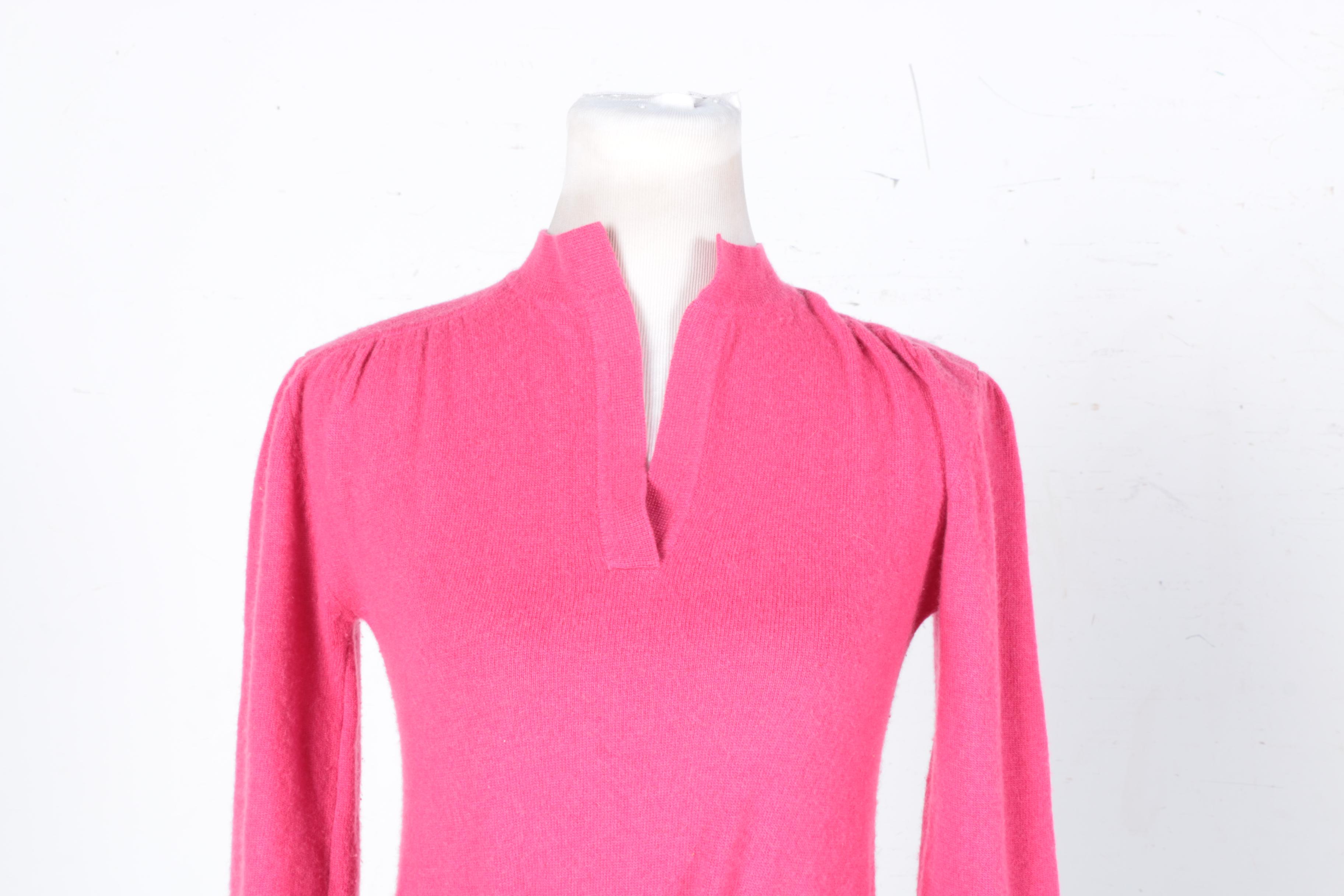 Lord & Taylor Pink Cashmere Dress