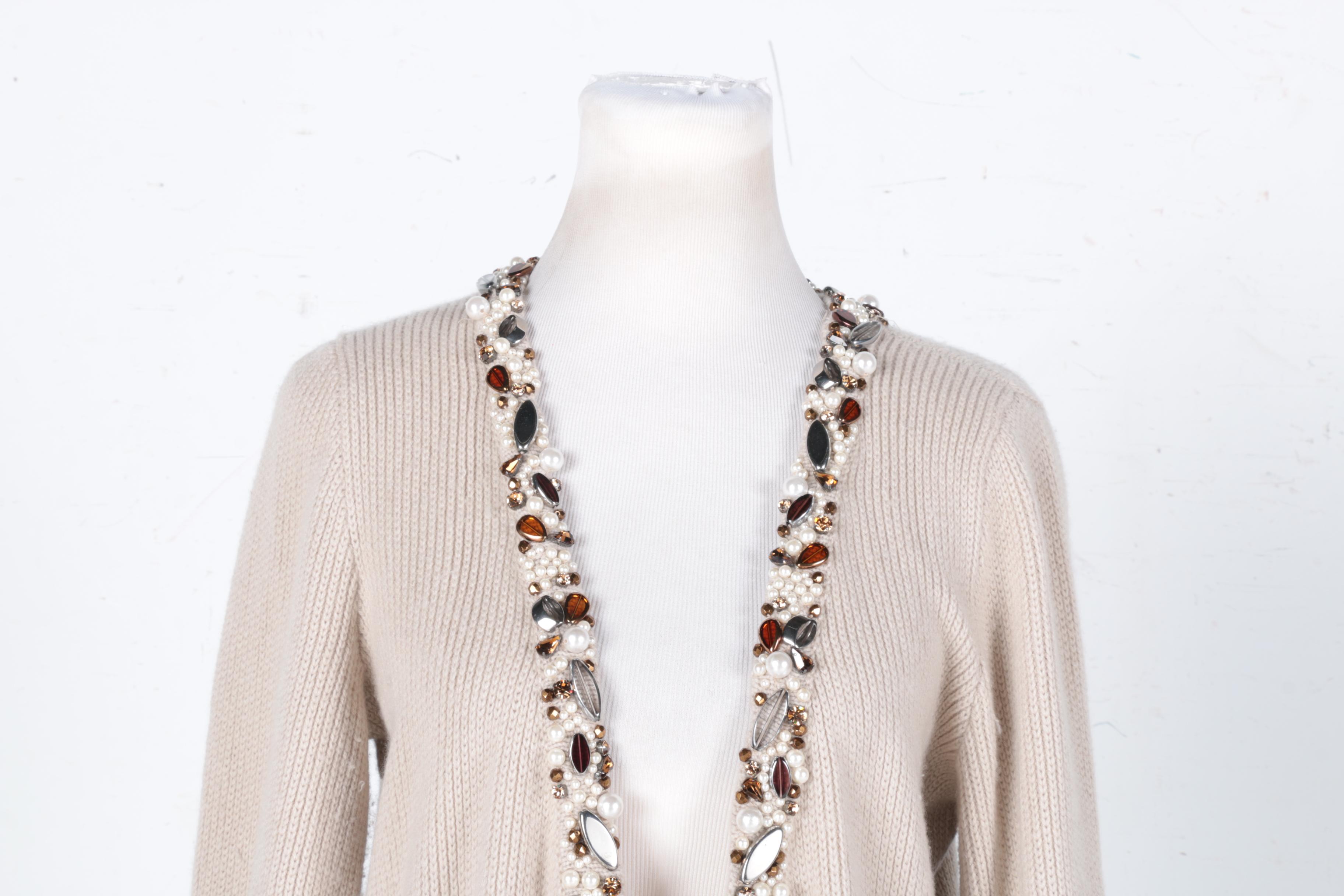 Oscar de la Renta Cashmere Cardigan