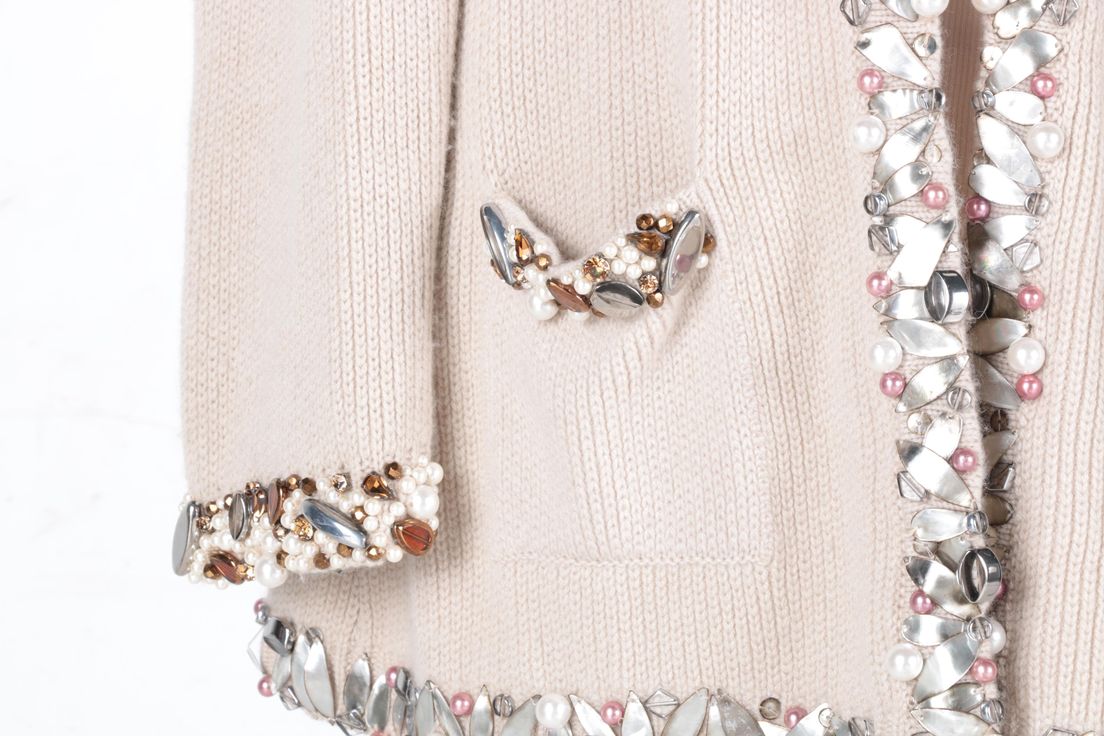 Oscar de la Renta Cashmere Cardigan