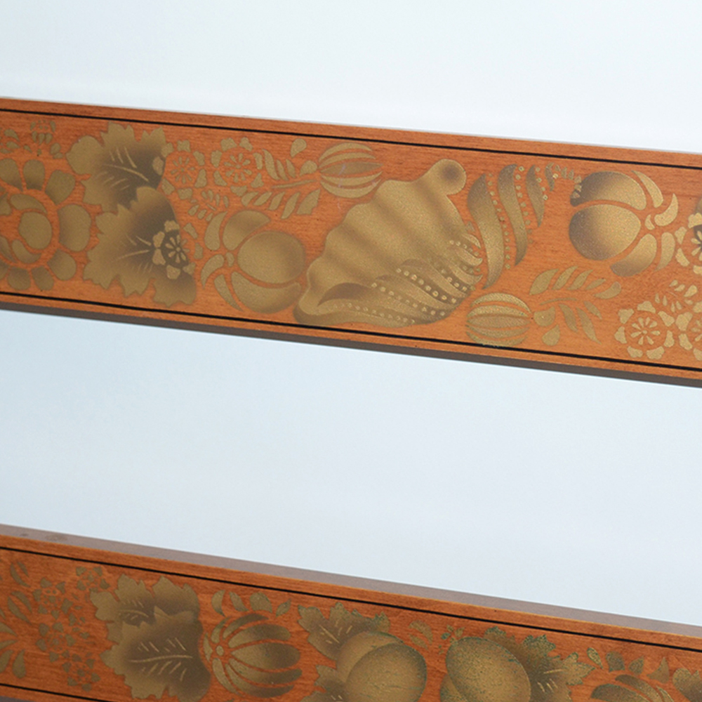 Hitchcock Style Maple Queen Size Headboard