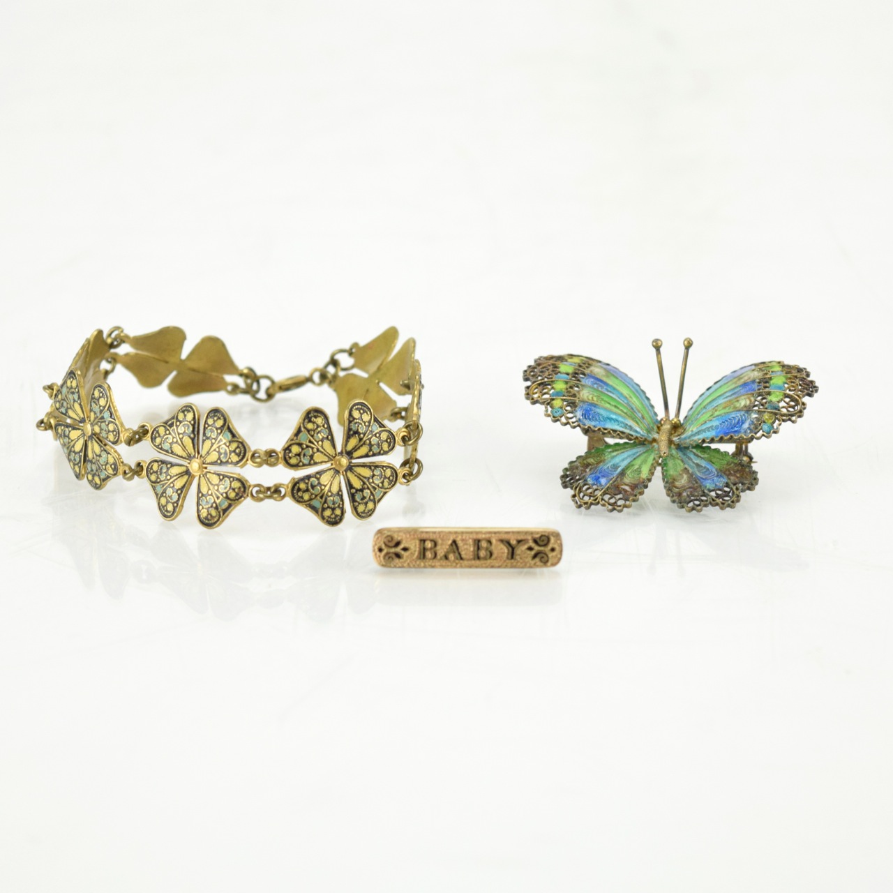 Vintage Enameled Jewelry