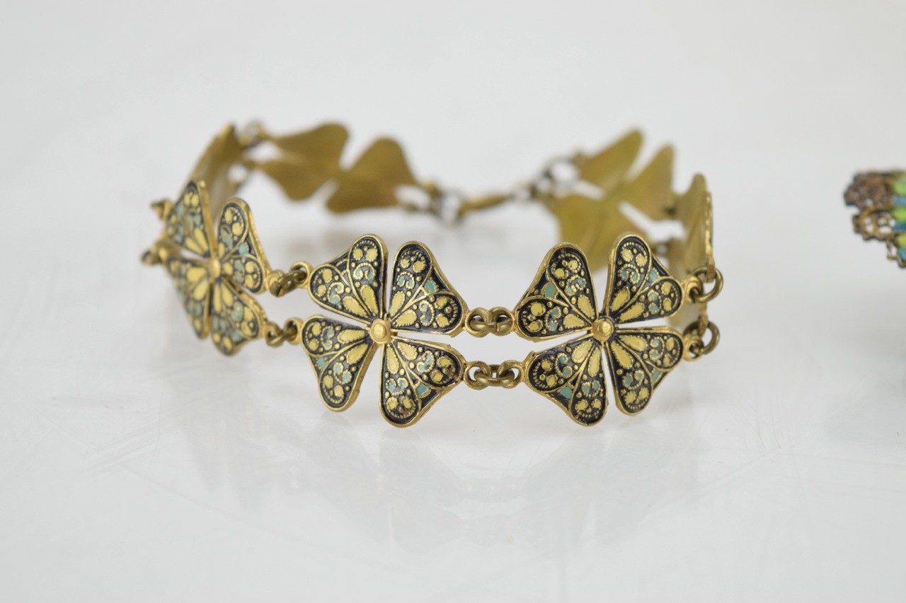 Vintage Enameled Jewelry