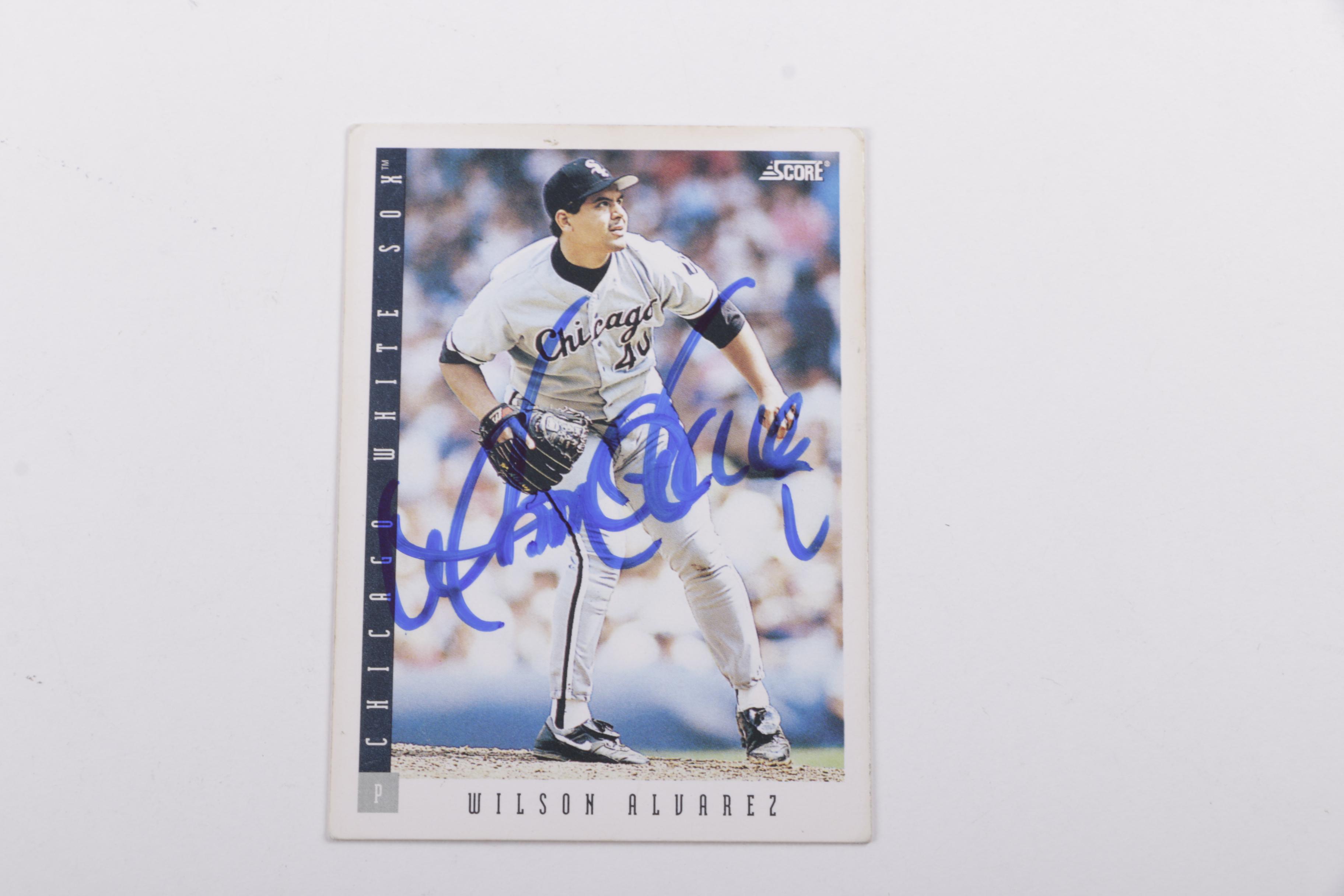 Autographed White Sox Baseball Cards