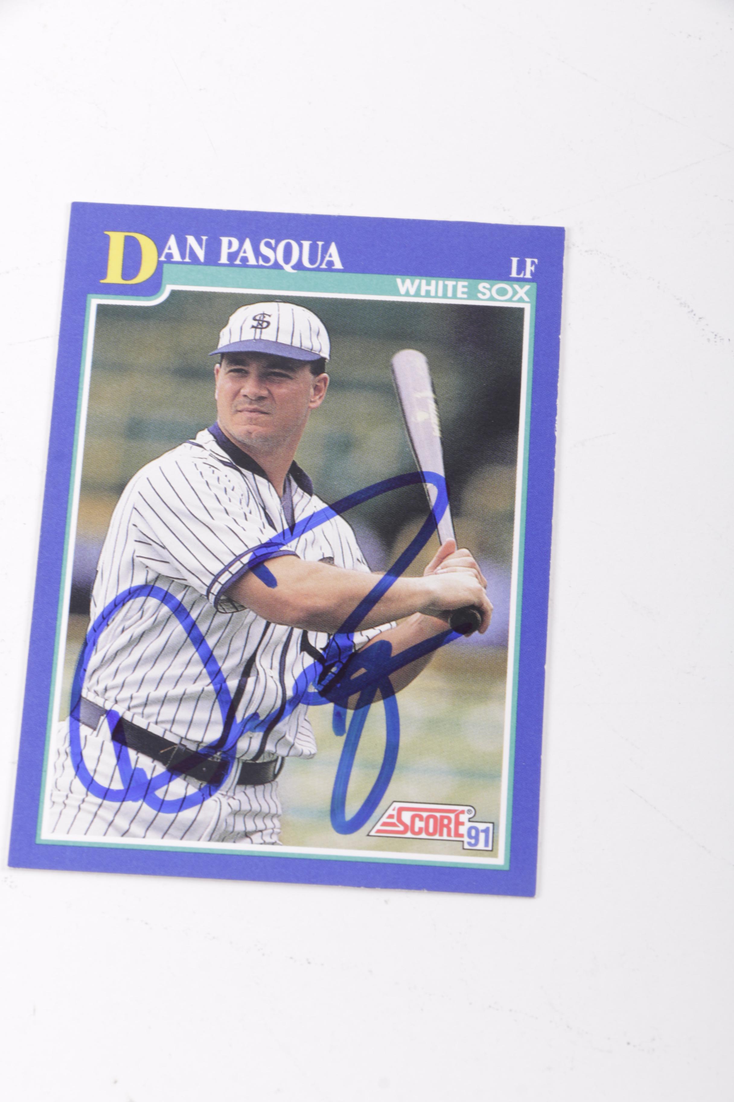 Autographed White Sox Baseball Cards