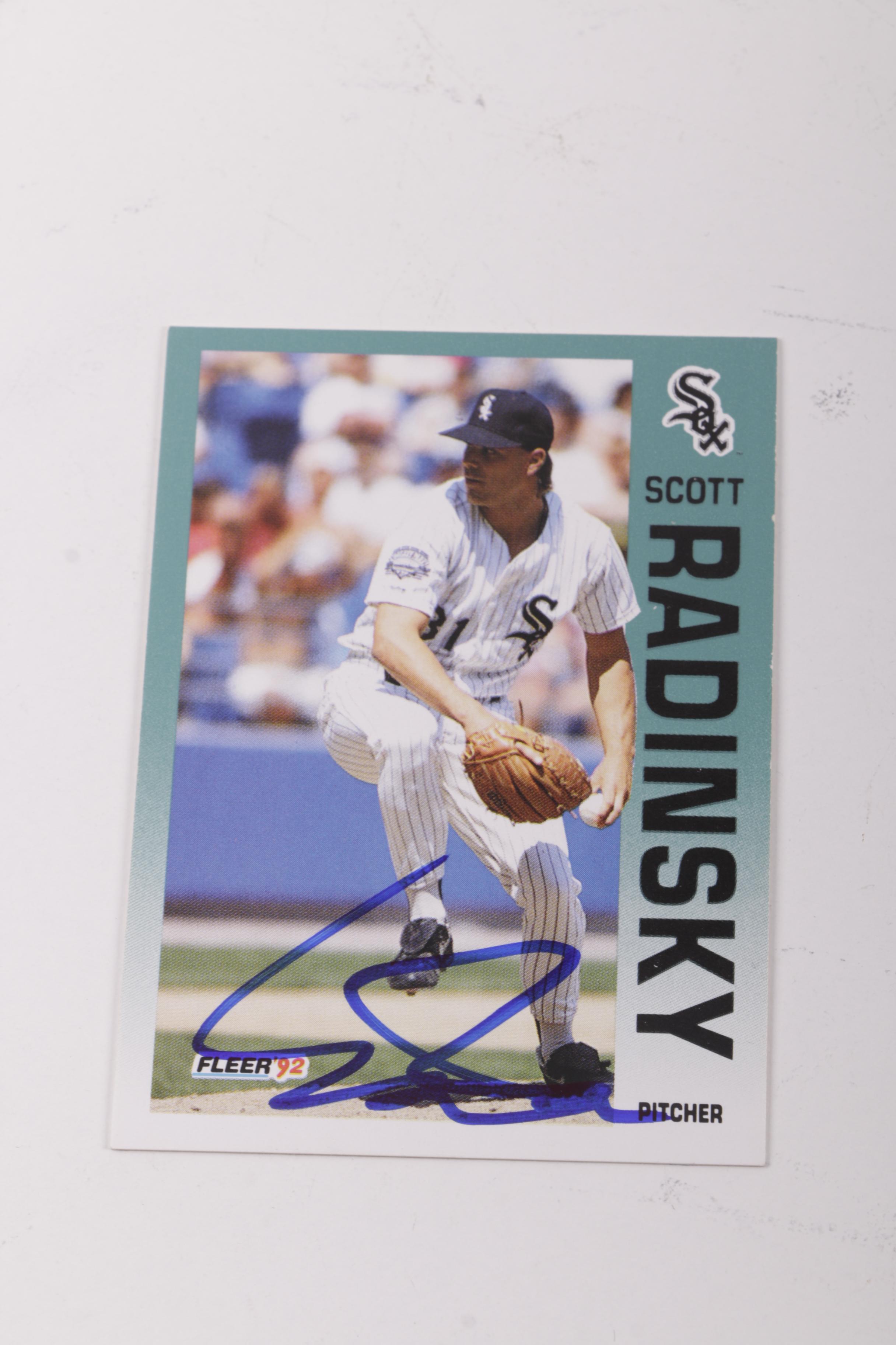 Autographed White Sox Baseball Cards