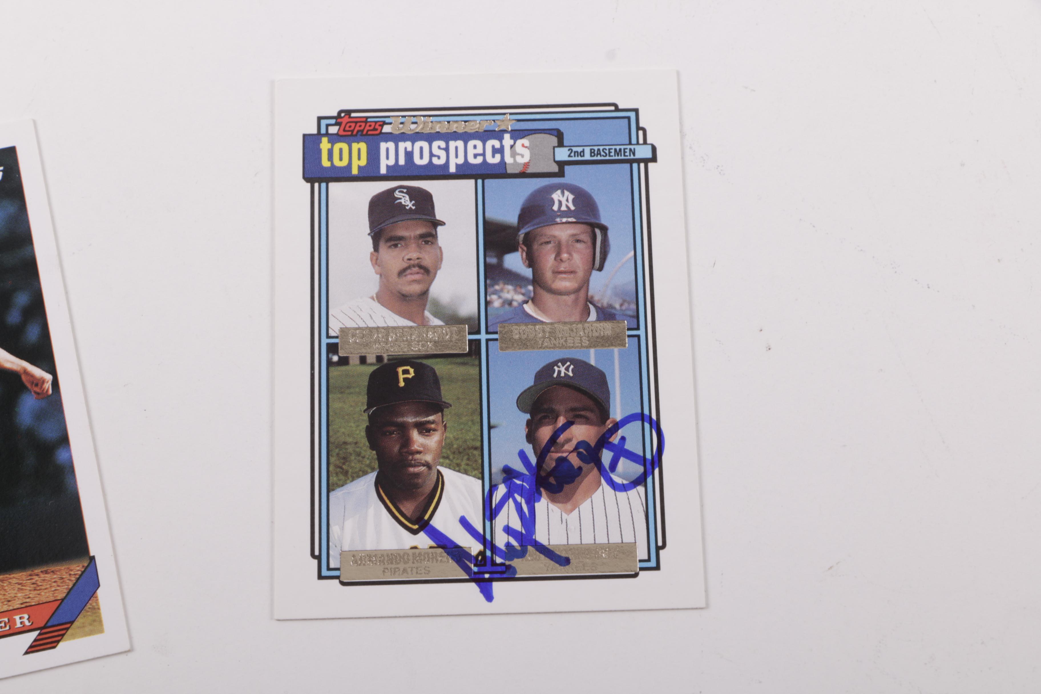 Collection of Signed Yankees Baseball Cards