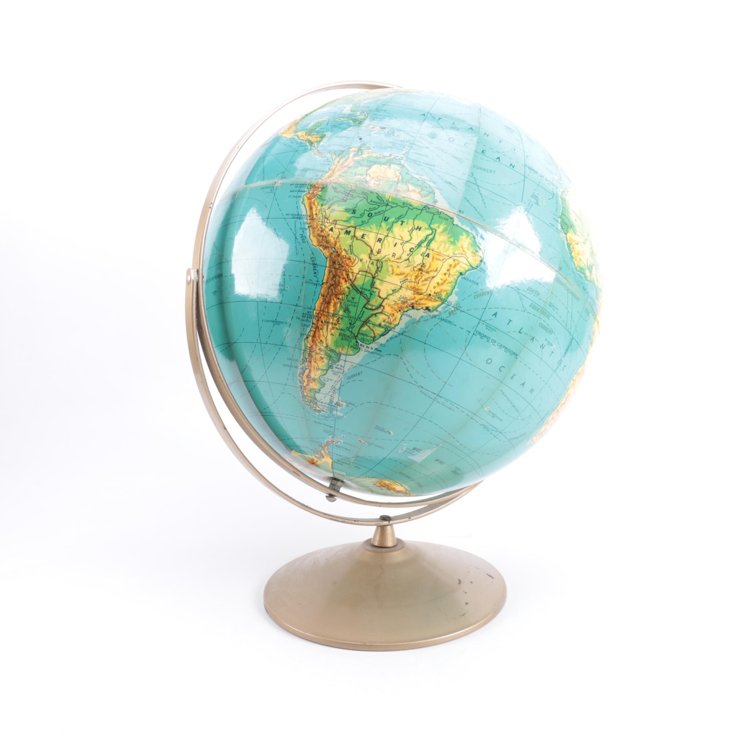 Pivoting Globe on a Base