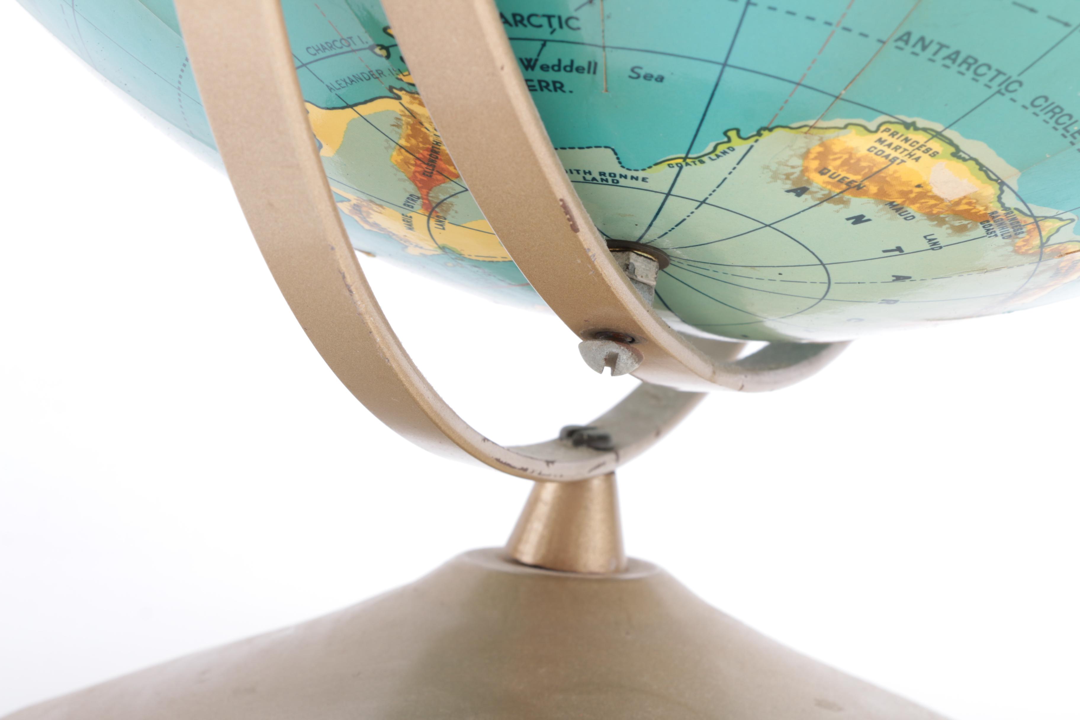 Pivoting Globe on a Base