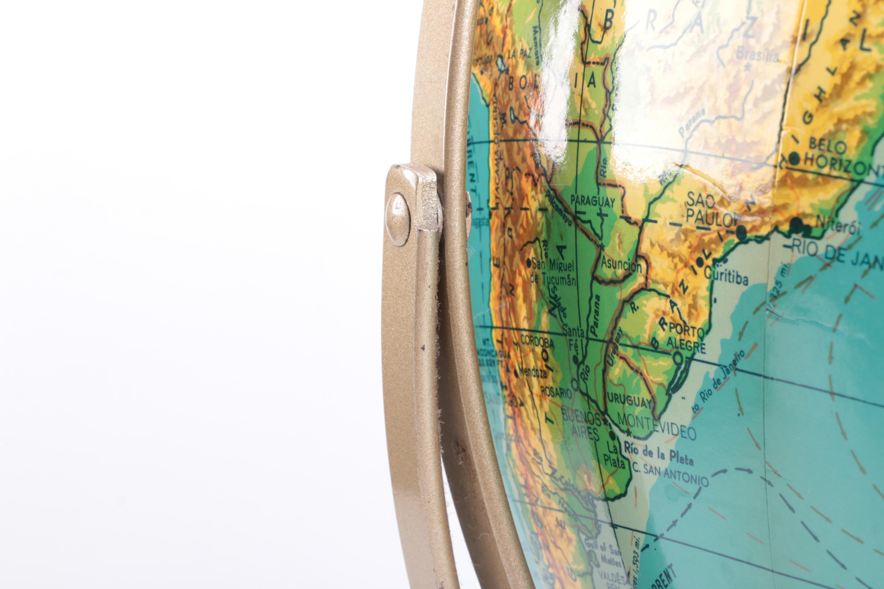 Pivoting Globe on a Base
