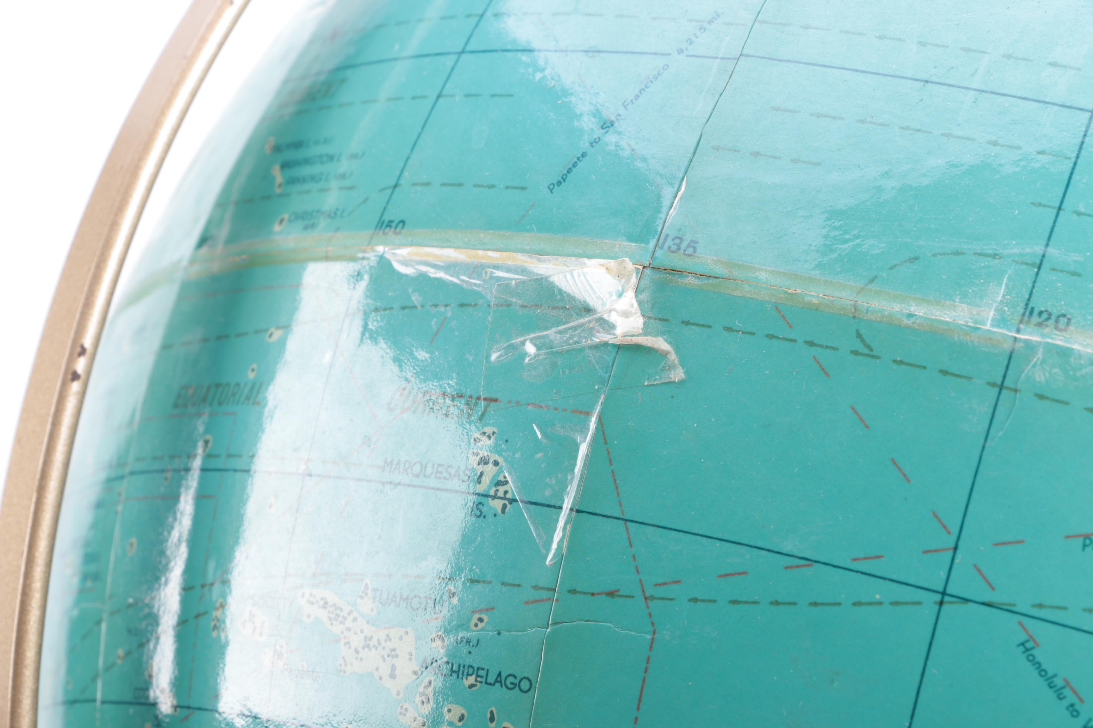 Pivoting Globe on a Base