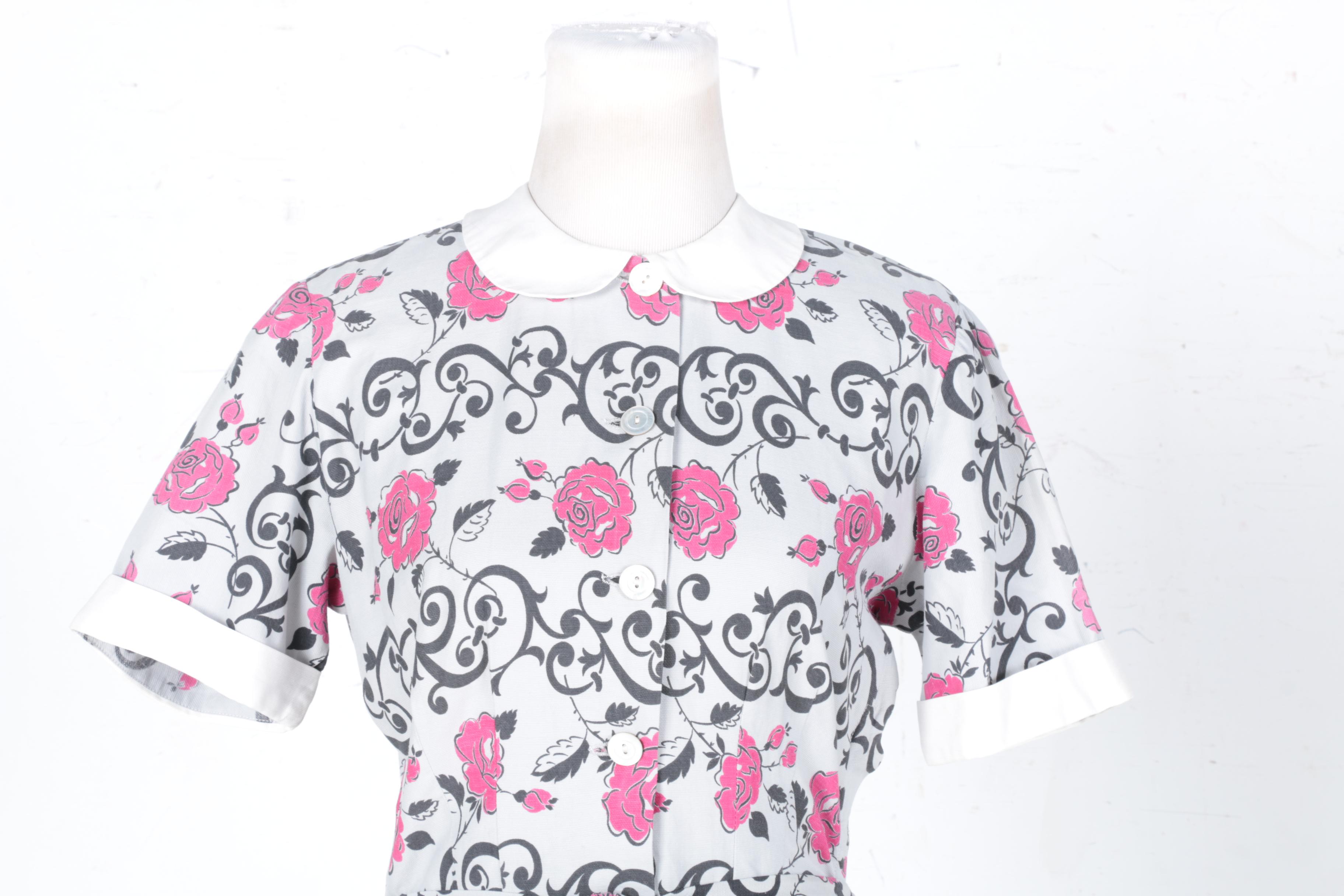 Vintage Handmade Floral Dress