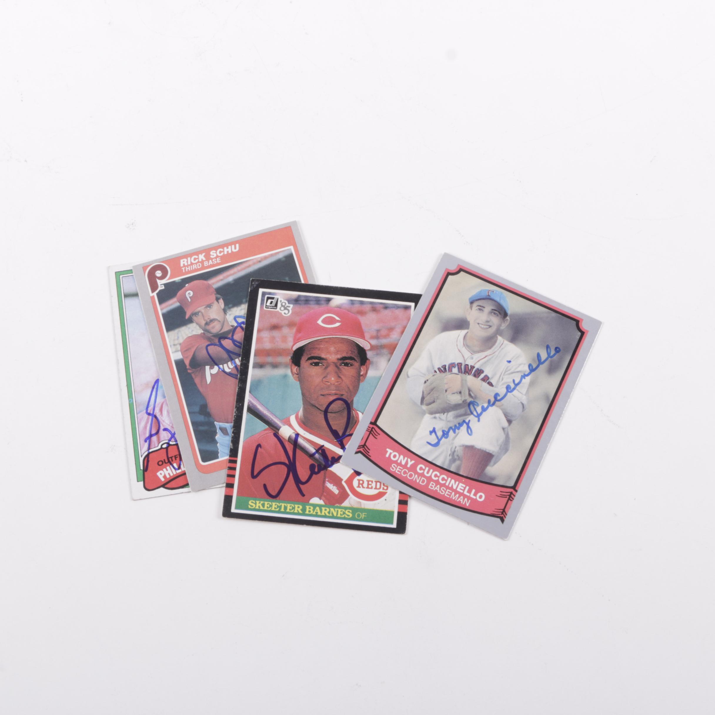 Collection of Autographed Baseball Cards