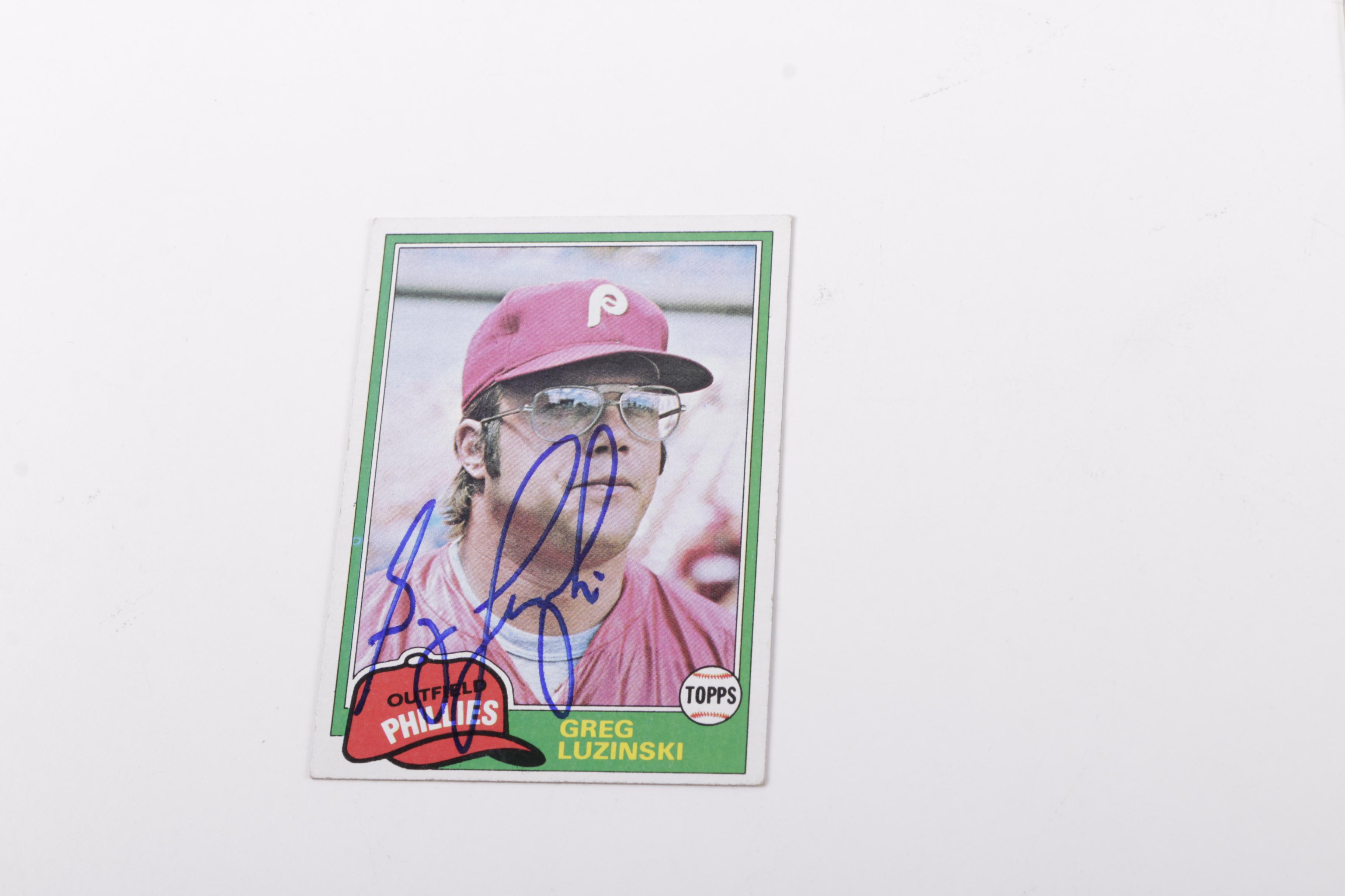 Collection of Autographed Baseball Cards