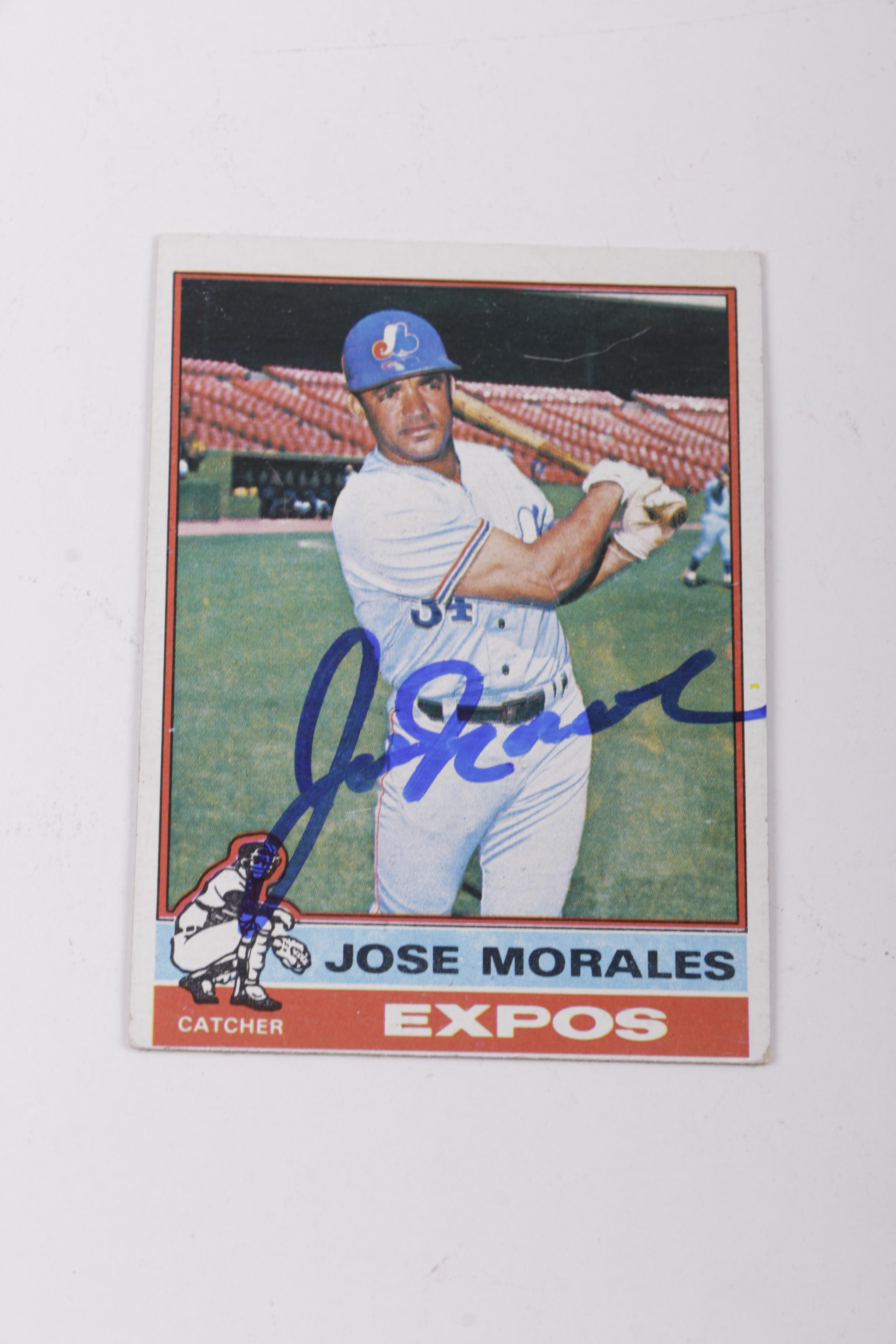 Collection of Montreal Expos Autographed Baseball Cards