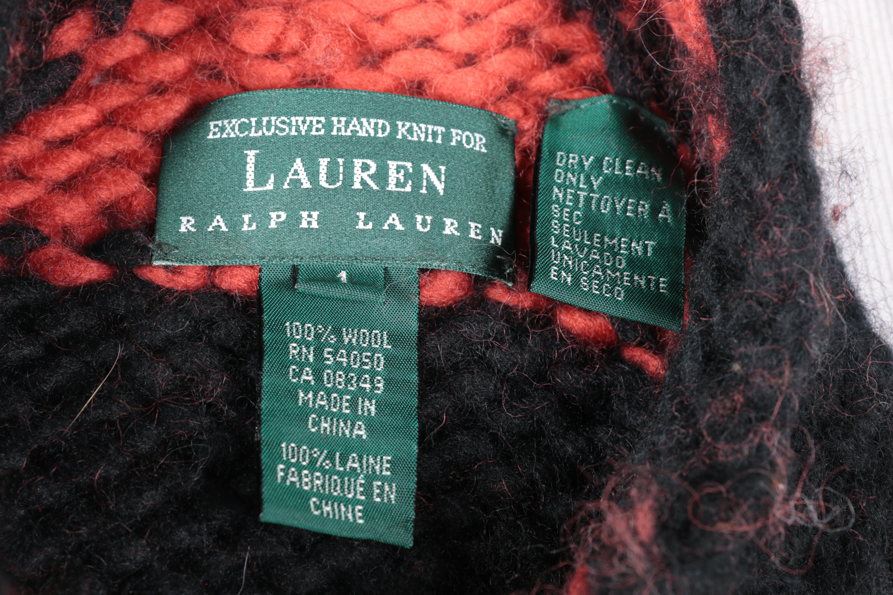 Lauren Ralph Lauren Knit Poncho