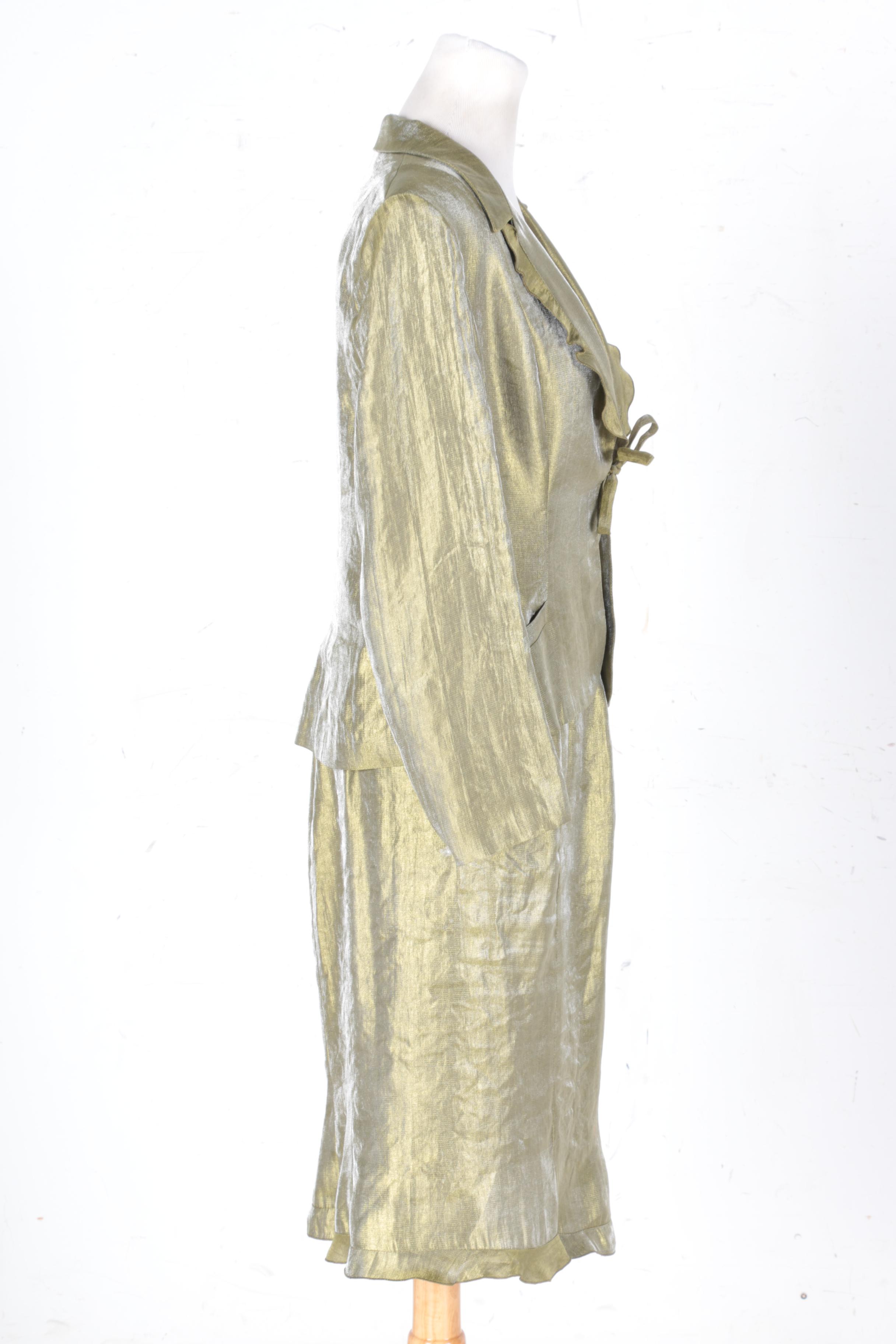 Sonia K. Green Skirt Suit