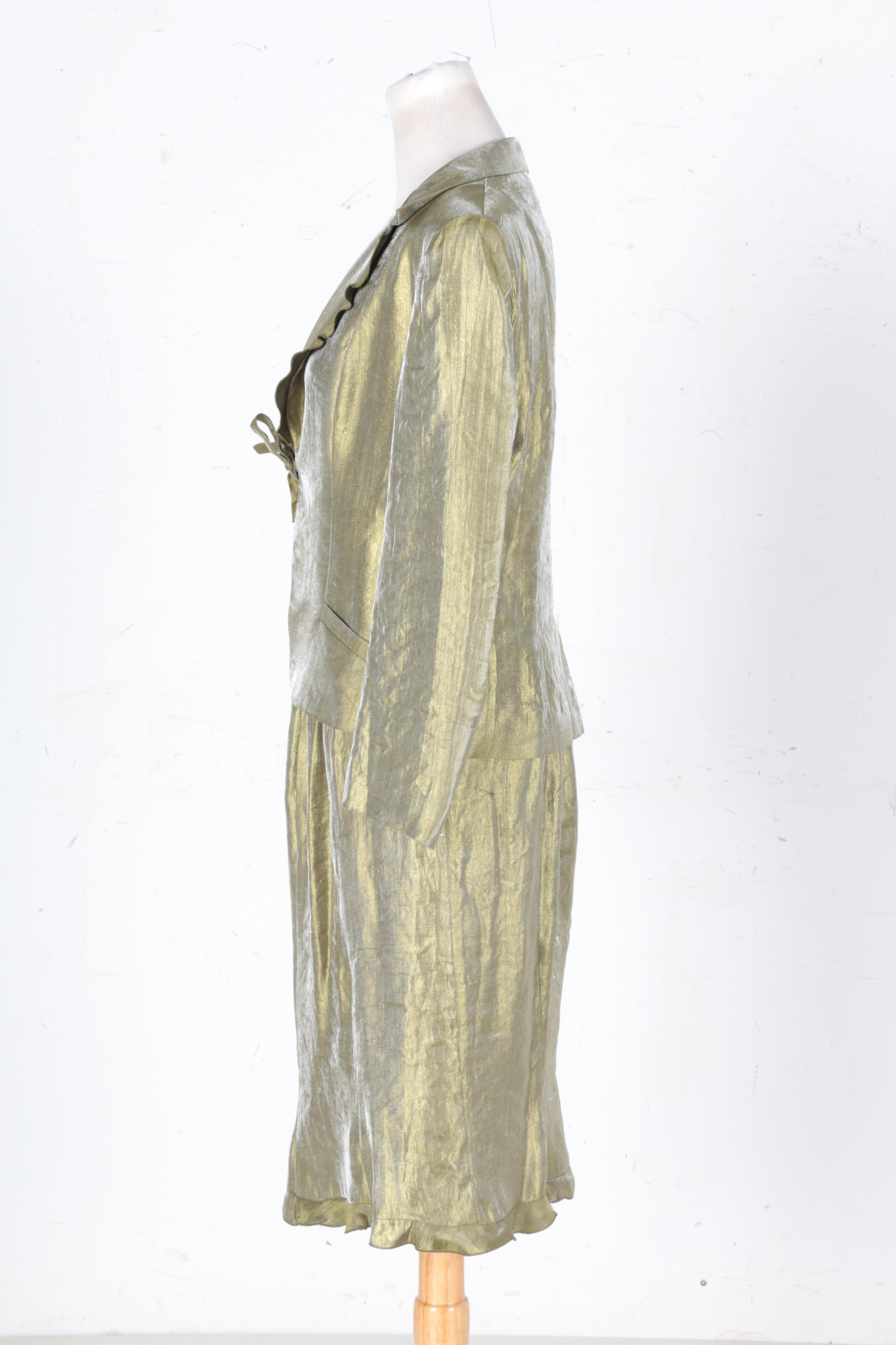Sonia K. Green Skirt Suit