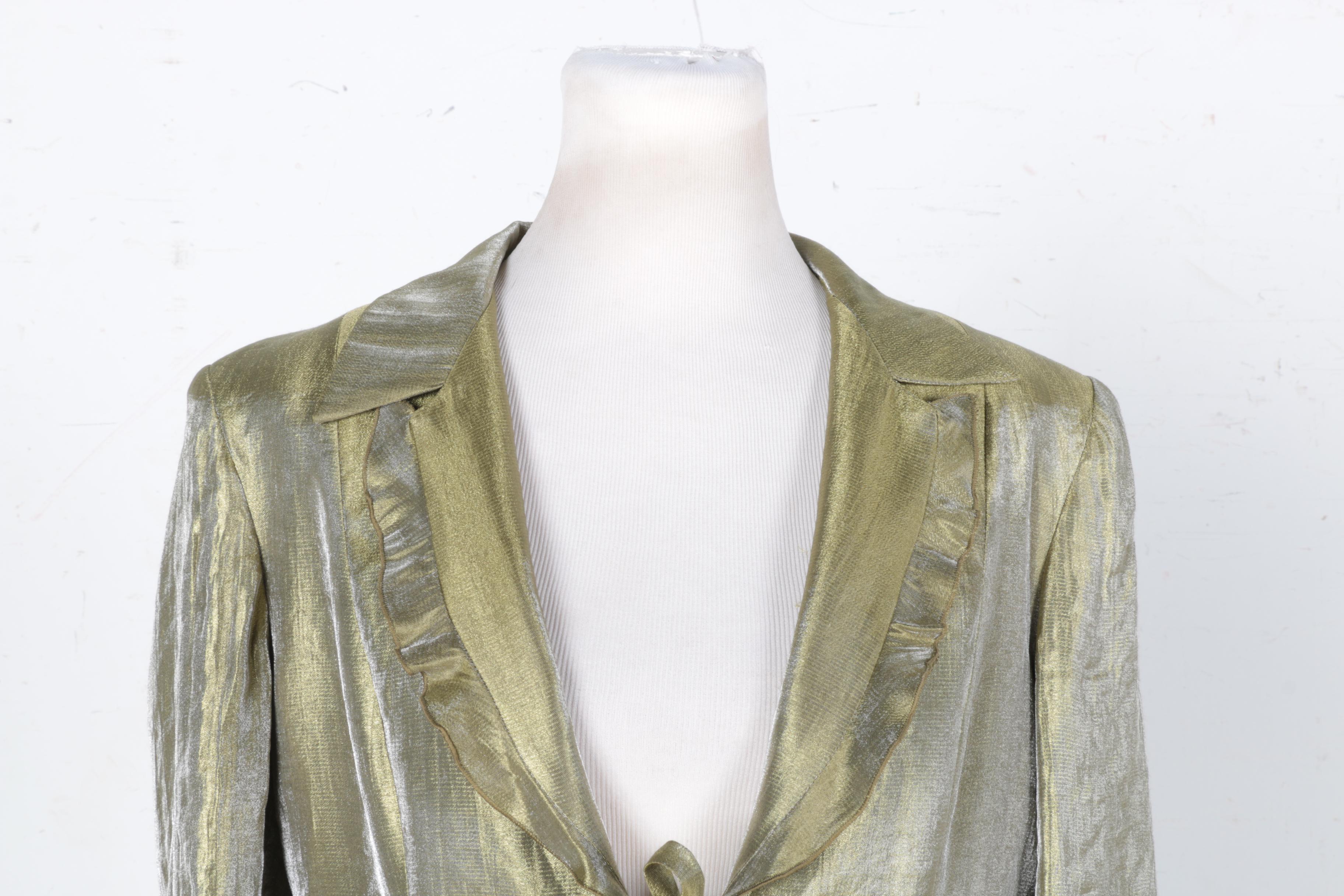 Sonia K. Green Skirt Suit