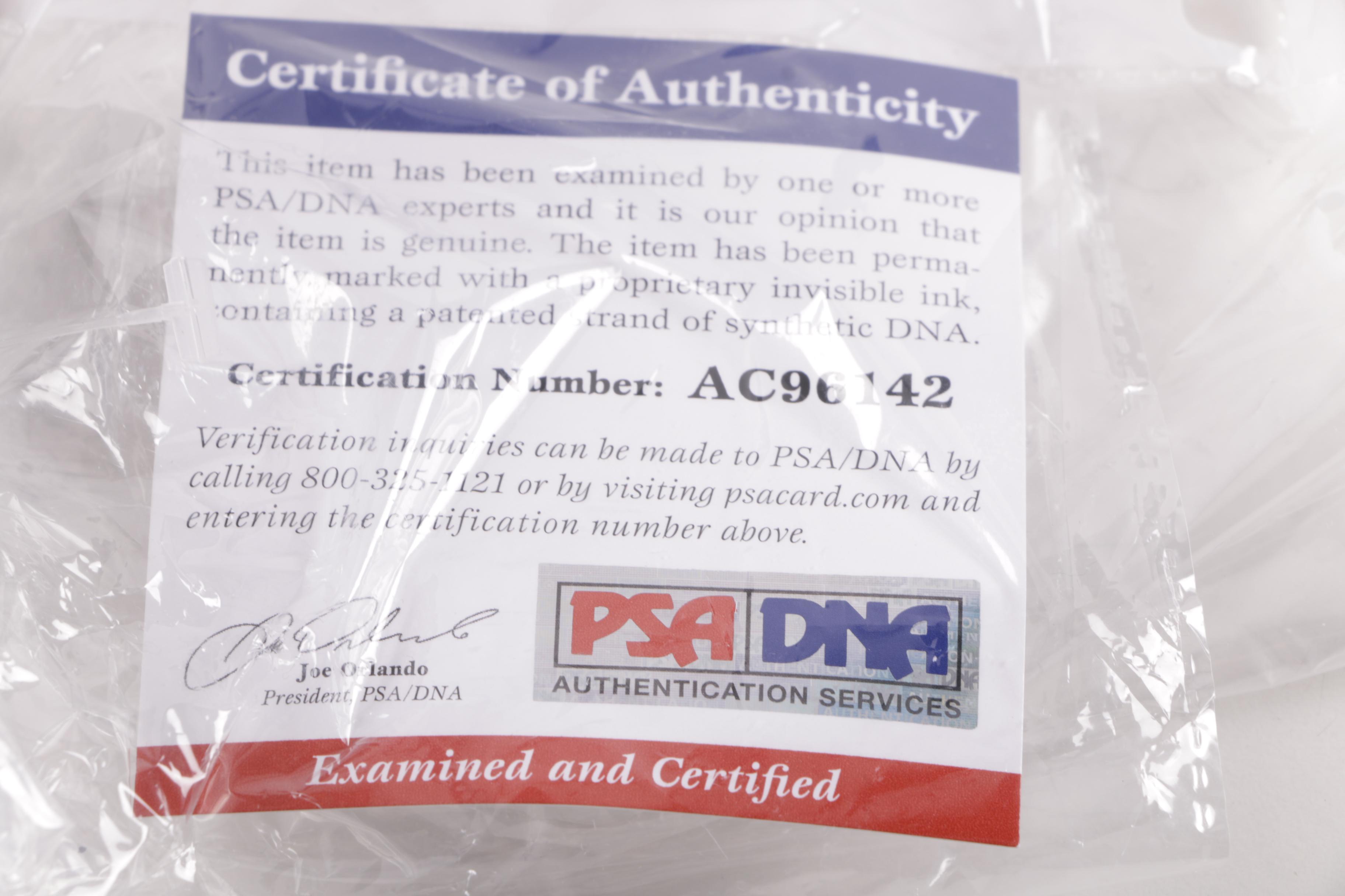 Pele Autographed Baseball with Certificate of Authenticity