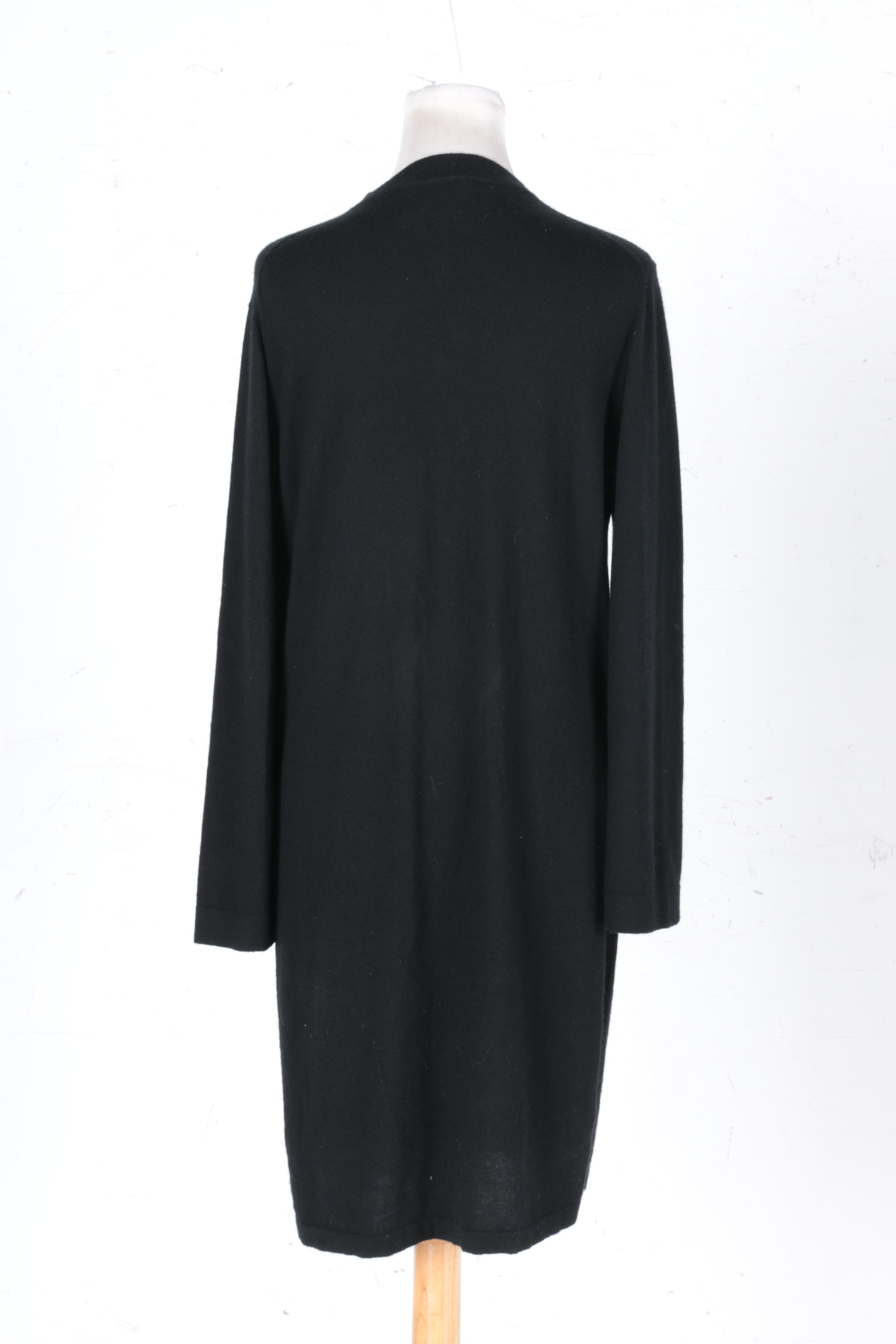 Edith Mezard Black Cardigan Sweater