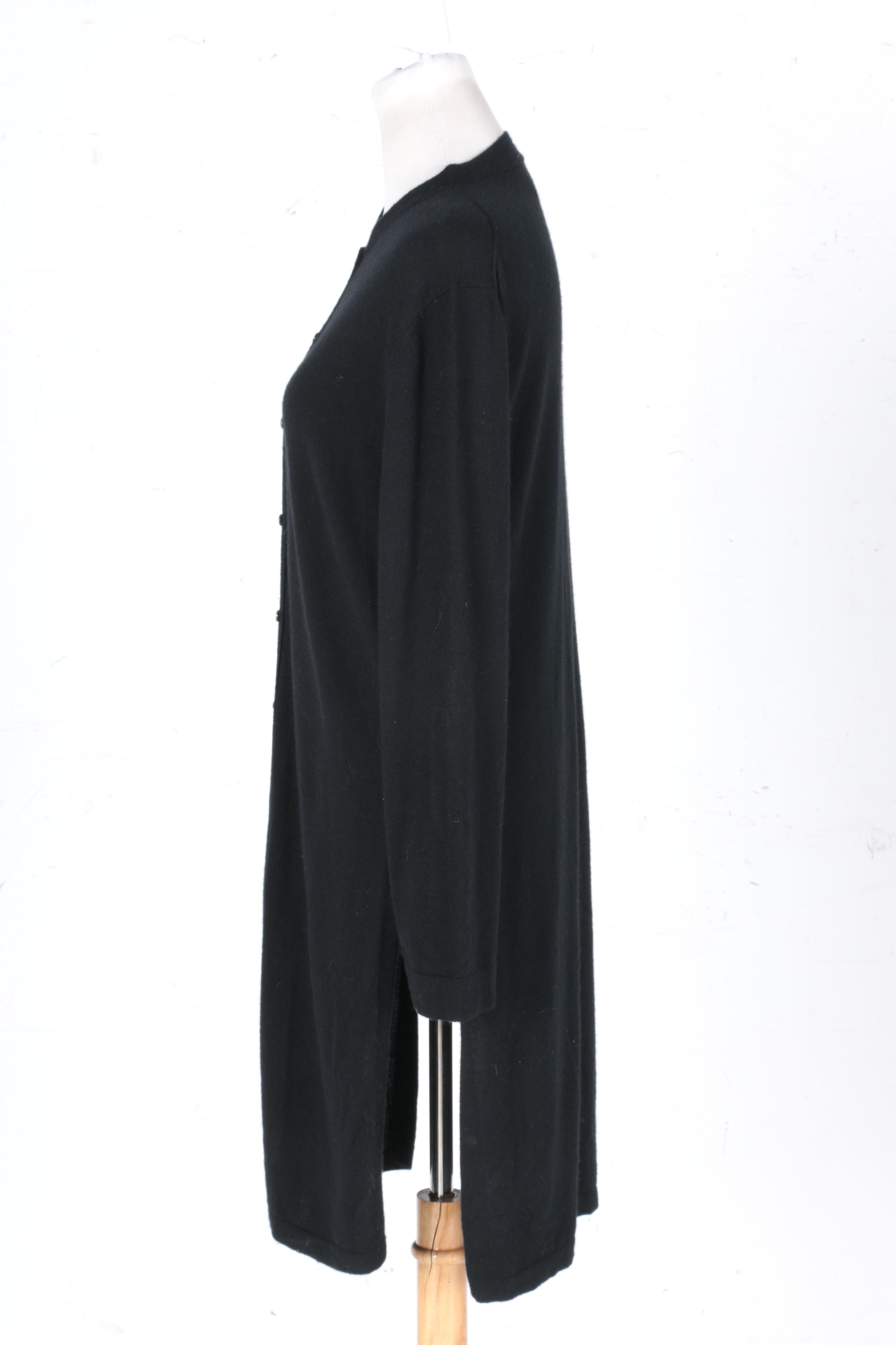 Edith Mezard Black Cardigan Sweater