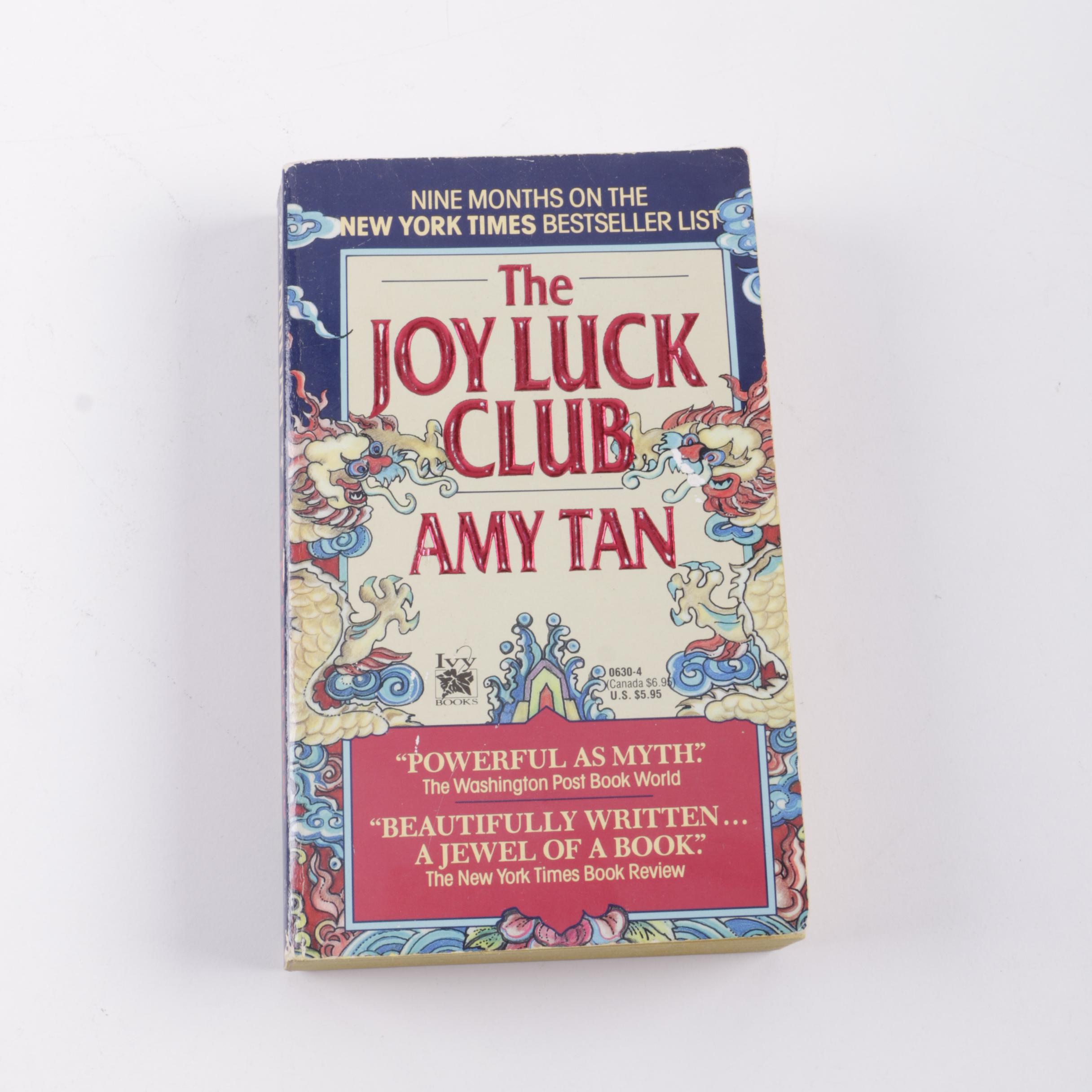 Signed "The Joy Luck Club" by Amy Tan